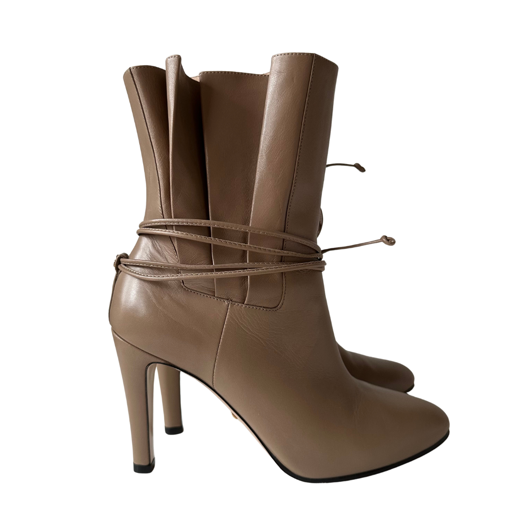 Gucci Nude Ankle Bootie