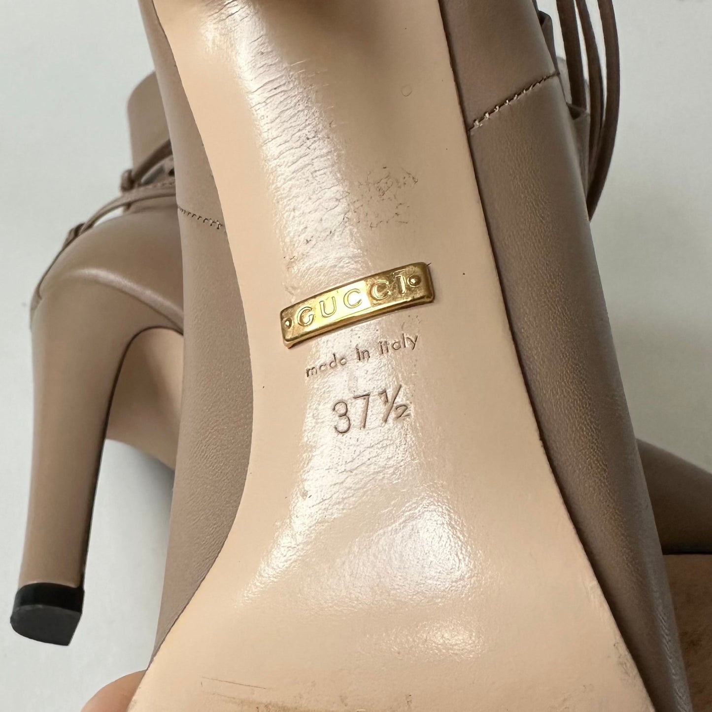 Gucci Nude Ankle Bootie