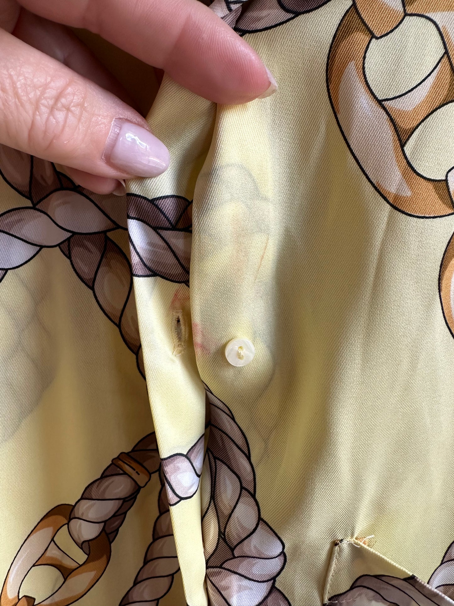 Zara New With Tags Yellow Blouse