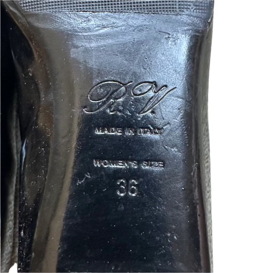 Roger Vivier Patent Leather Buckle Flats