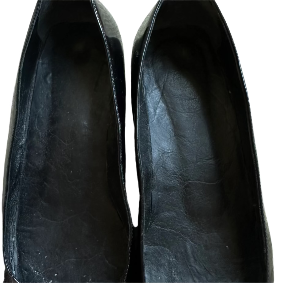 Roger Vivier Patent Leather Buckle Flats