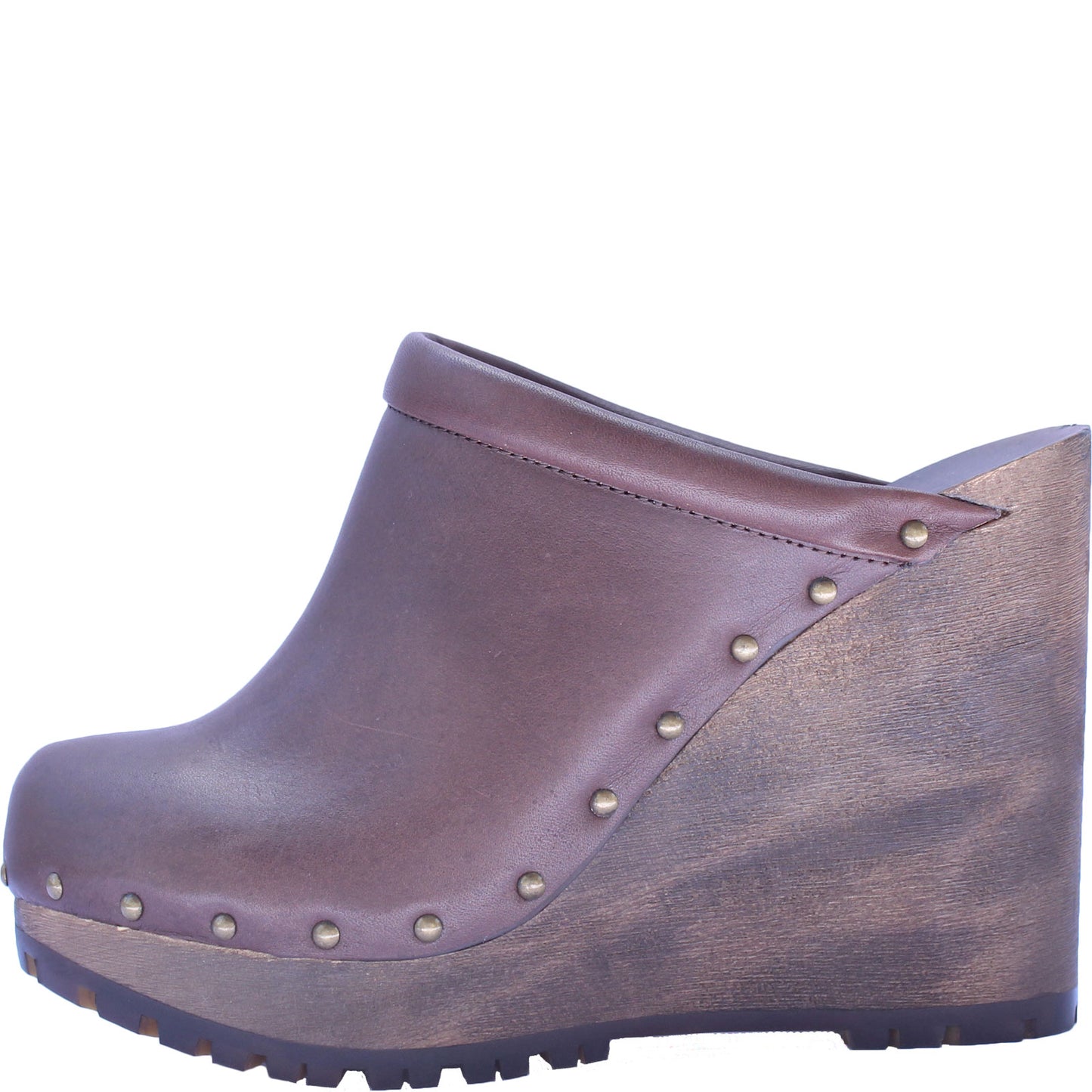 See by Chloe Brown Leather Clog