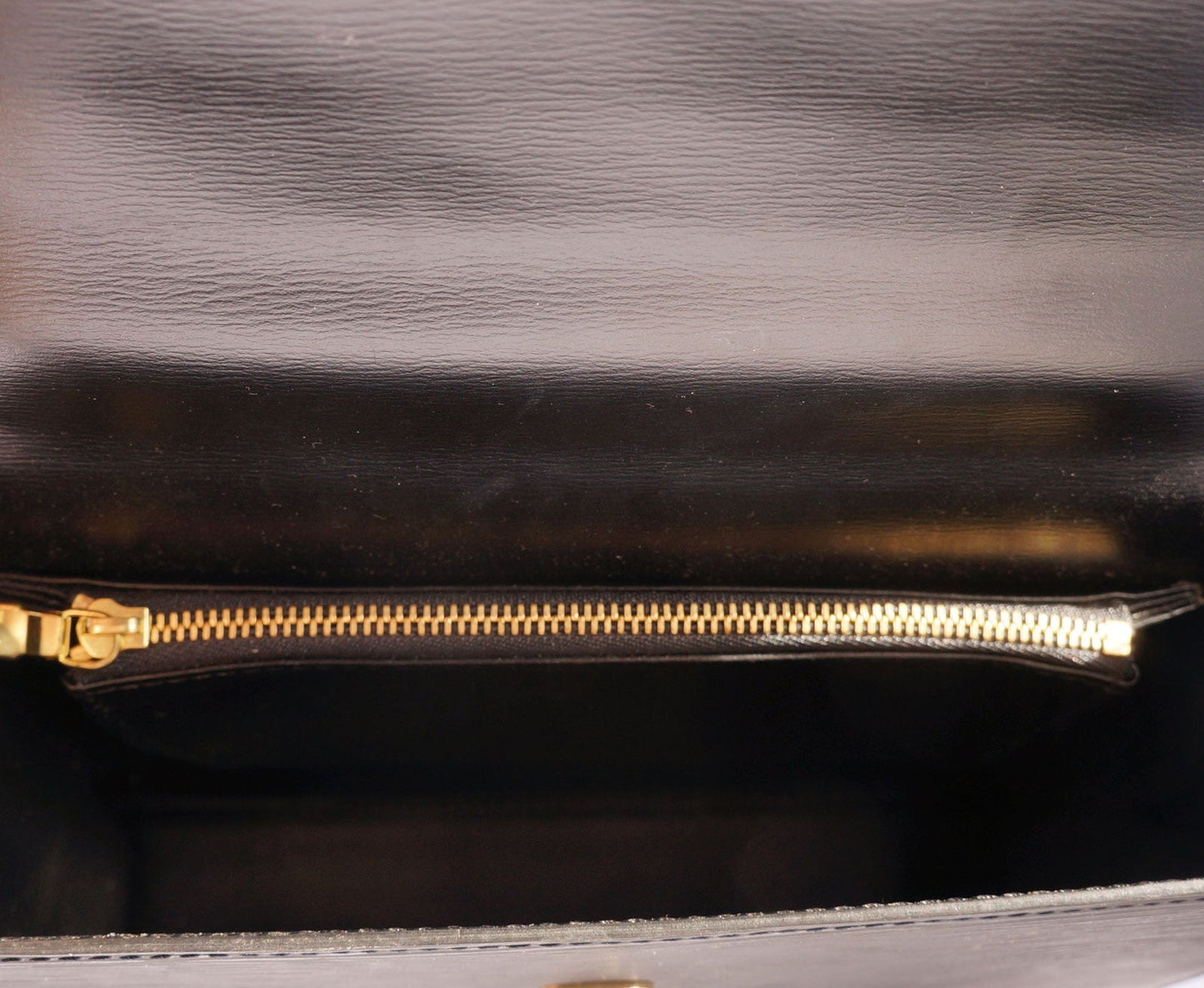 LOUIS VUITTON GRAPHITE BLACK EPI MALESHERBES TOP HANDLE BAG - leefluxury.com