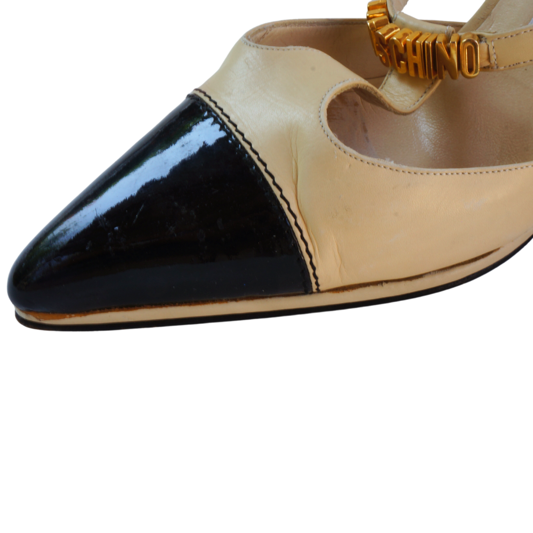 MOSCHINO Slide with Logo Detail