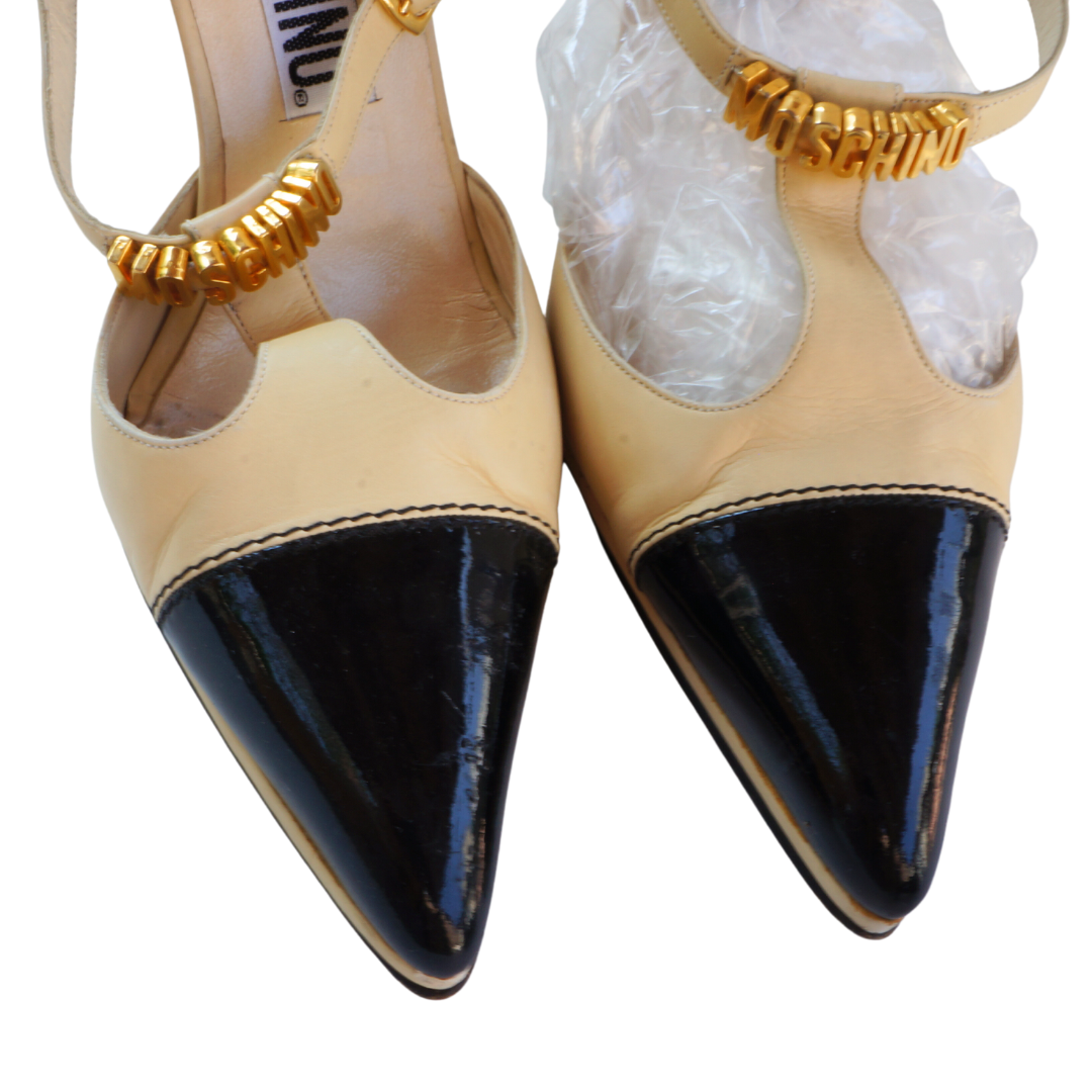 MOSCHINO Slide with Logo Detail