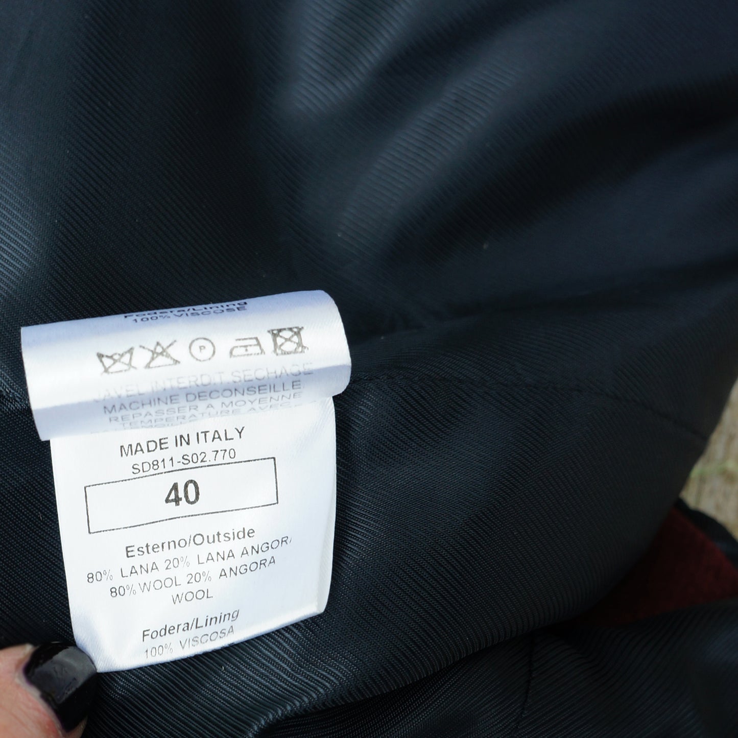 6267 WOOL BURGUNDY PEACOAT - leefluxury.com