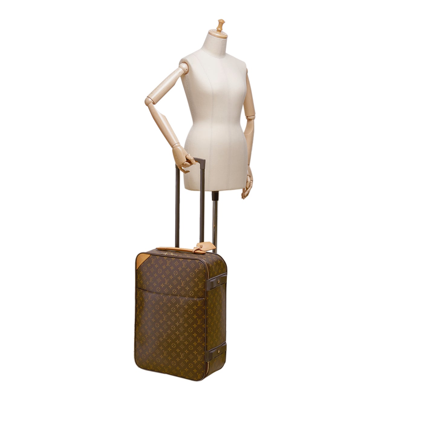 LOUIS VUITTON MONOGRAM PÉGASE 60 LUGGAGE - leefluxury.com