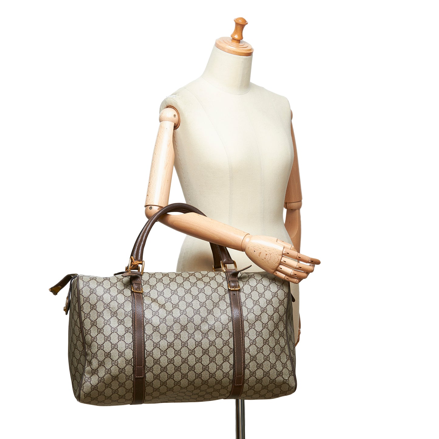 GUCCI GG SUPREME WEEKENDER CARRY ON BAG - leefluxury.com