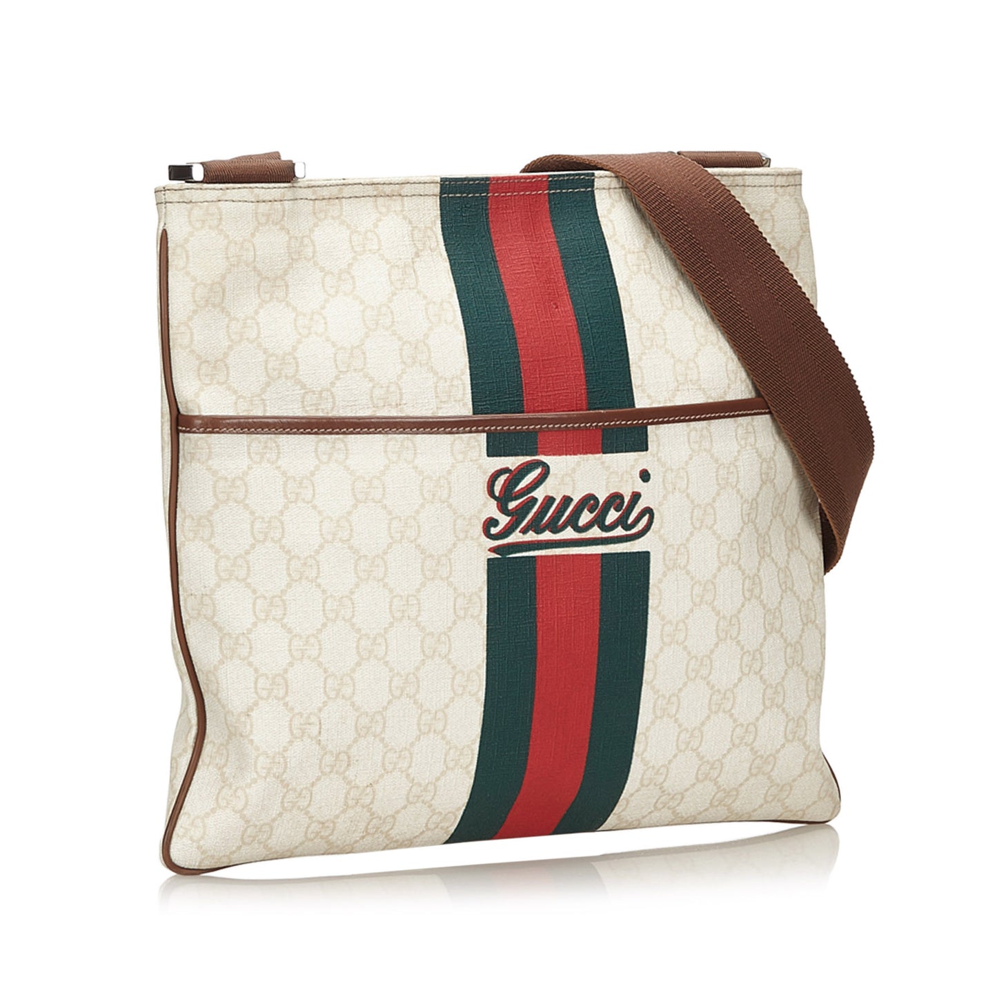 GUCCI WEB SUPREME GG CROSSBODY BAG - leefluxury.com