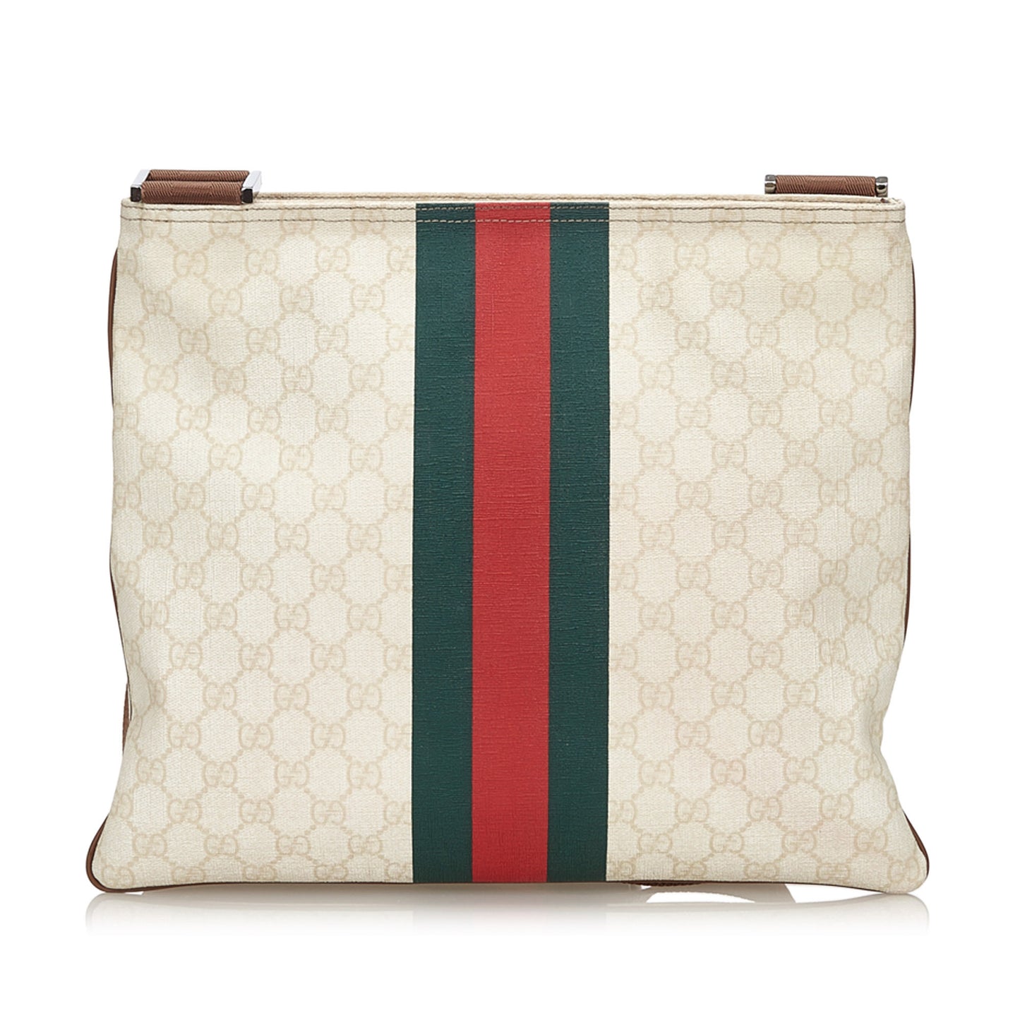 GUCCI WEB SUPREME GG CROSSBODY BAG - leefluxury.com