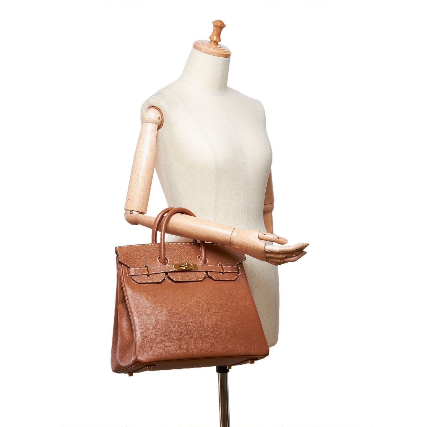 HERMÈS COURCHEVEL BIRKIN 35 BAG - leefluxury.com