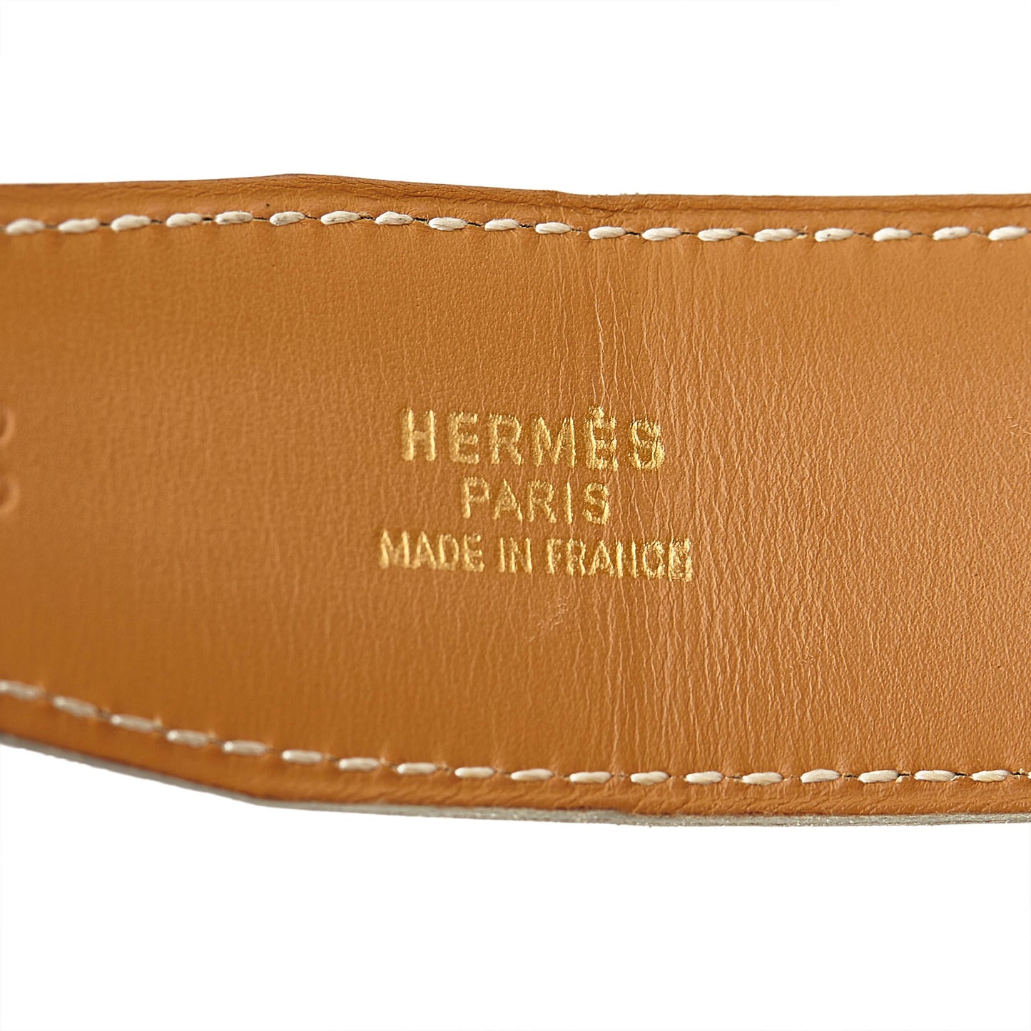 HERMES CONSTANCE H LEATHER BELT 65 - leefluxury.com