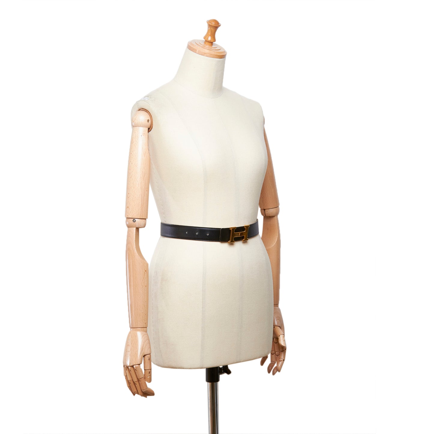 HERMES CONSTANCE H LEATHER BELT 65 - leefluxury.com