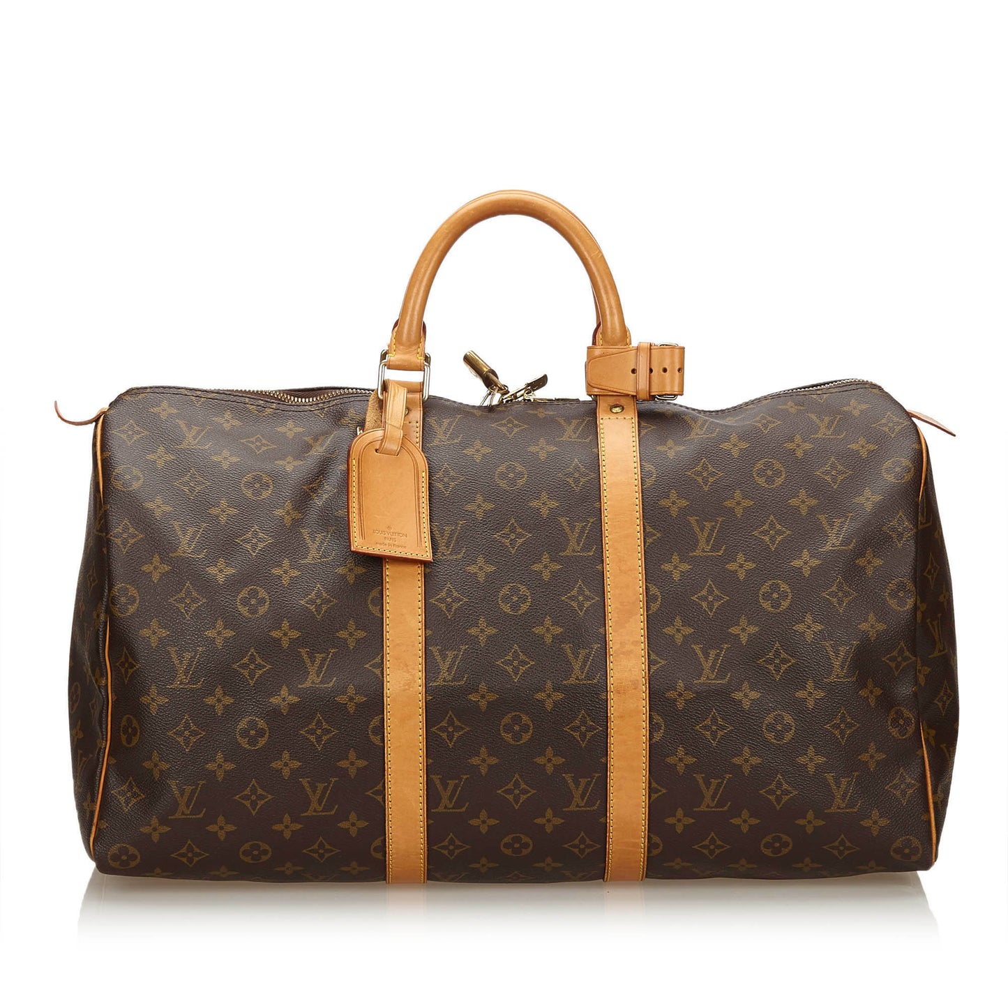 LOUIS VUITTON MONOGRAM KEEPALL BANDOULIÈRE 50 - leefluxury.com