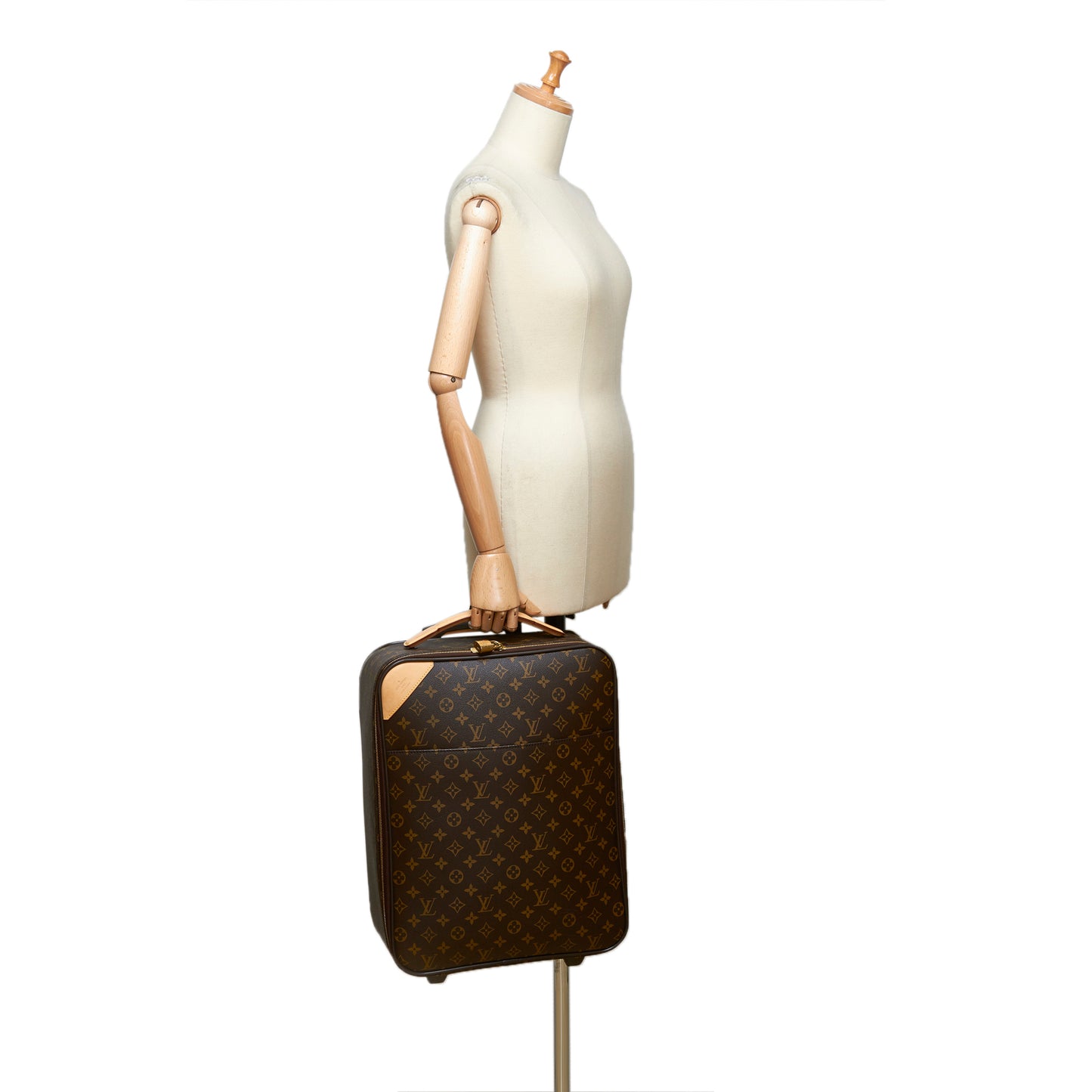 LOUIS VUITTON MONOGRAM PÉGASE 50 LUGGAGE - leefluxury.com