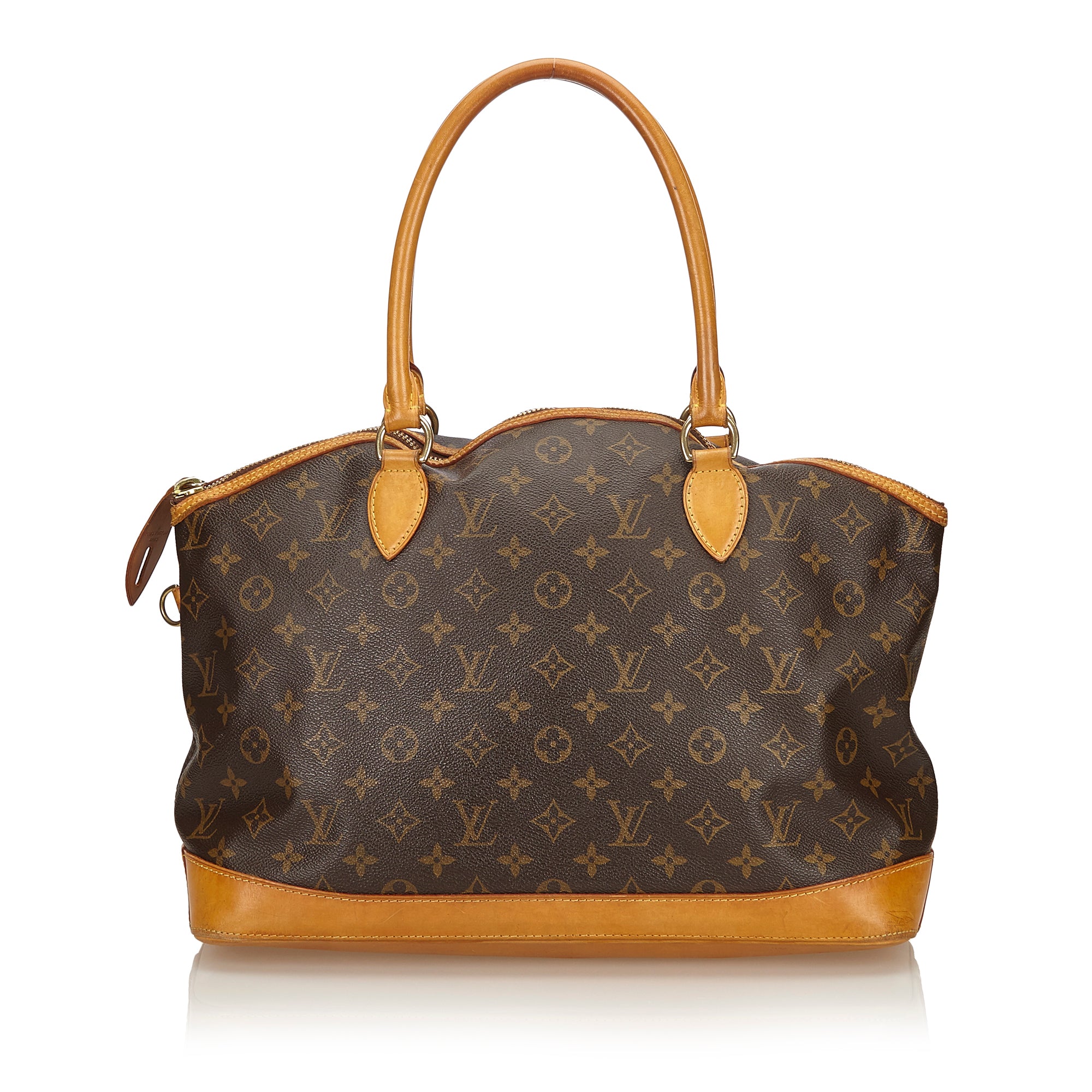 Lockit vertical leather tote Louis Vuitton Brown in Leather - 21640996