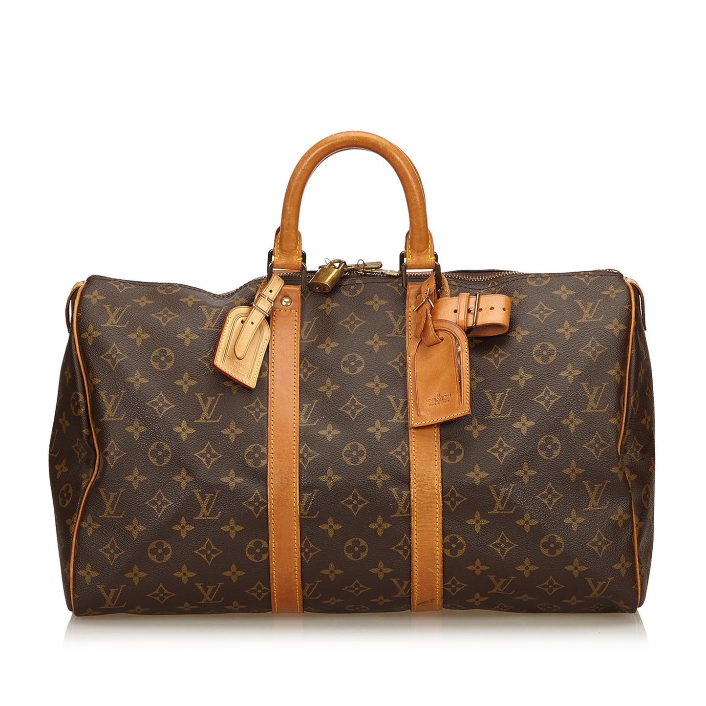 LOUIS VUITTON MONOGRAM KEEPALL BANDOULIÈRE 45 - leefluxury.com