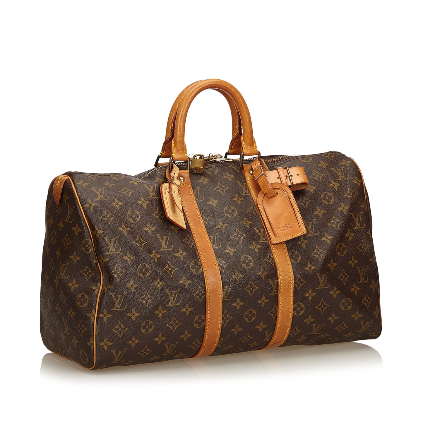 LOUIS VUITTON MONOGRAM KEEPALL BANDOULIÈRE 45 - leefluxury.com