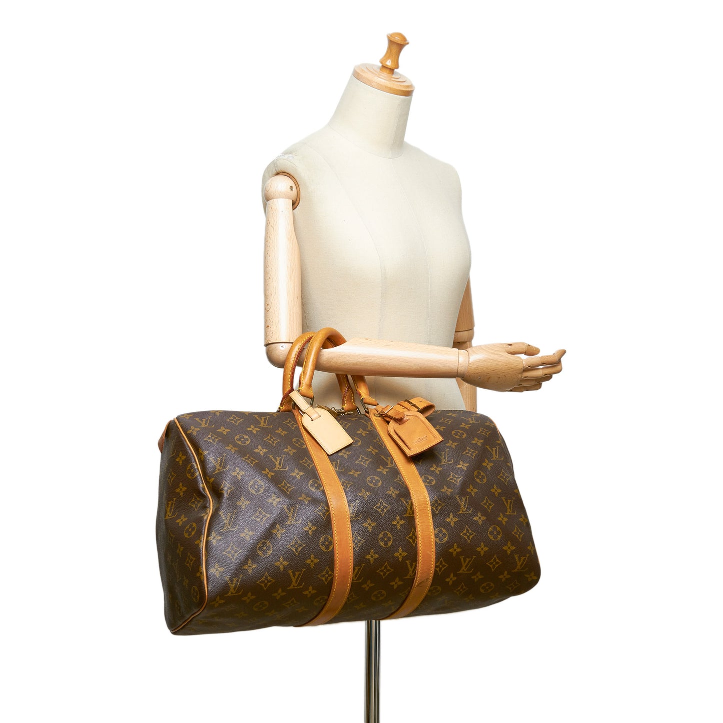 LOUIS VUITTON MONOGRAM KEEPALL BANDOULIÈRE 45 - leefluxury.com