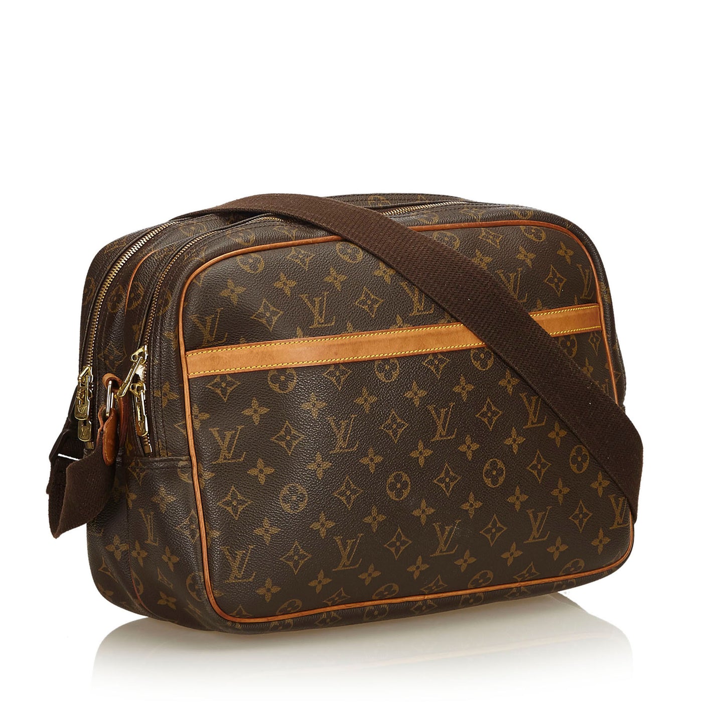LOUIS VUITTON MONOGRAM REPORTER GM BAG - leefluxury.com