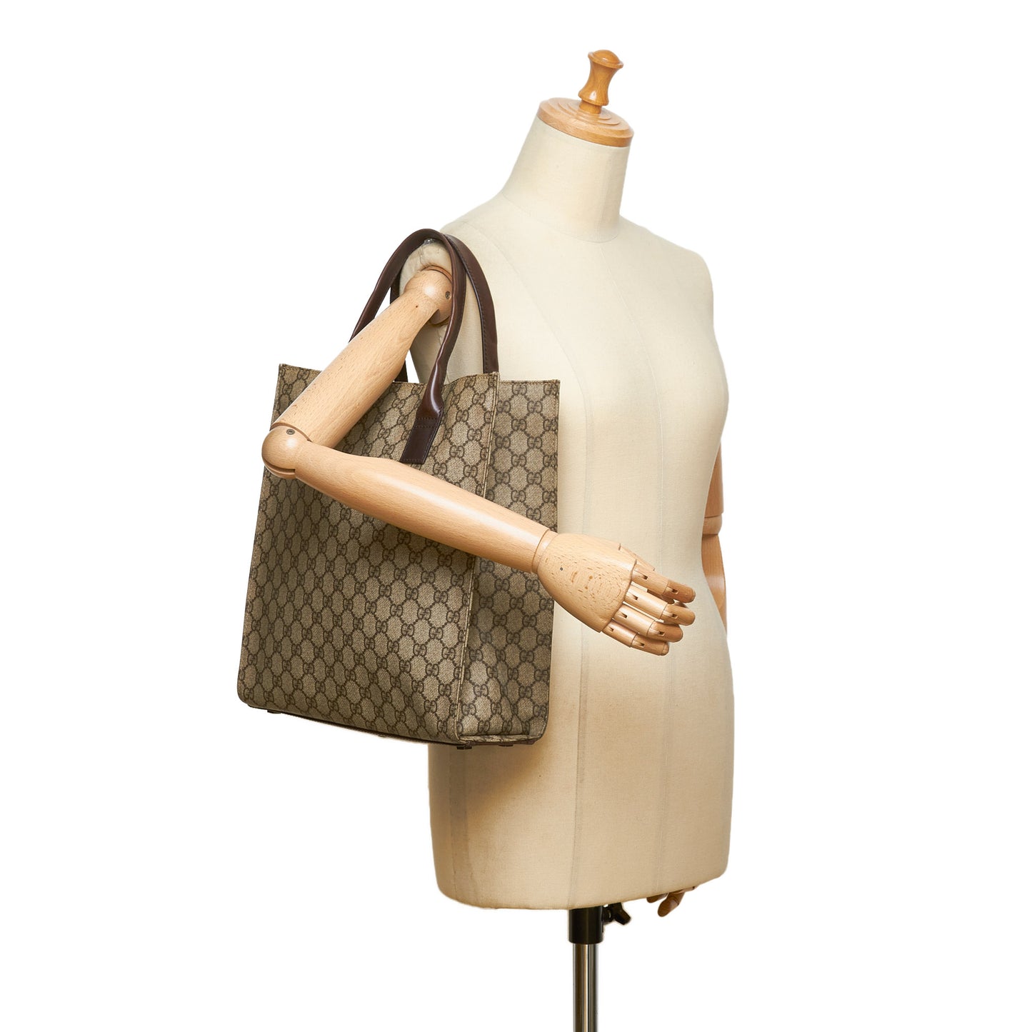 GUCCI GG SUPREME / PLUS TOTE BAG - leefluxury.com