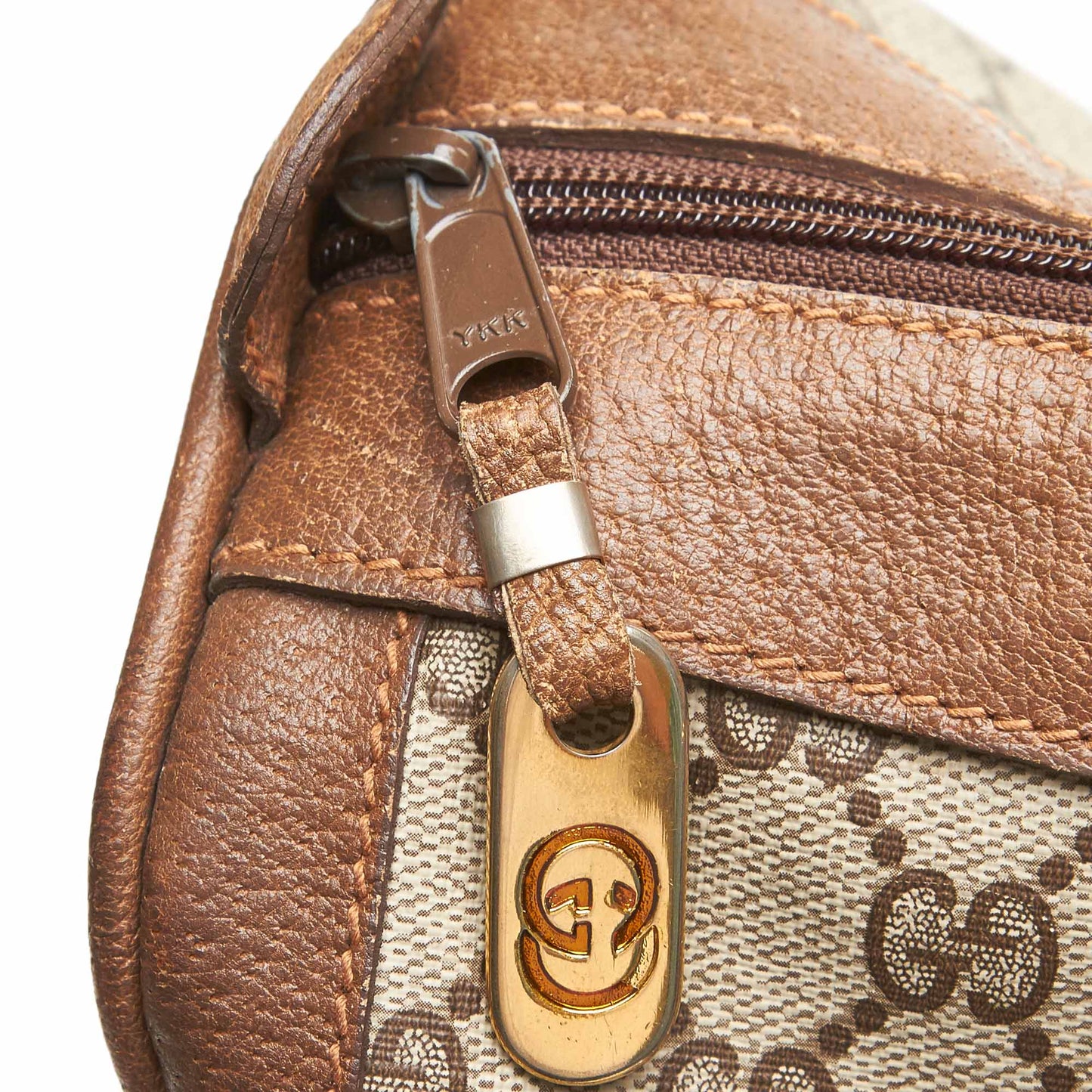 GUCCI GG WEB SUPREME PLUS BOSTON BAG - leefluxury.com