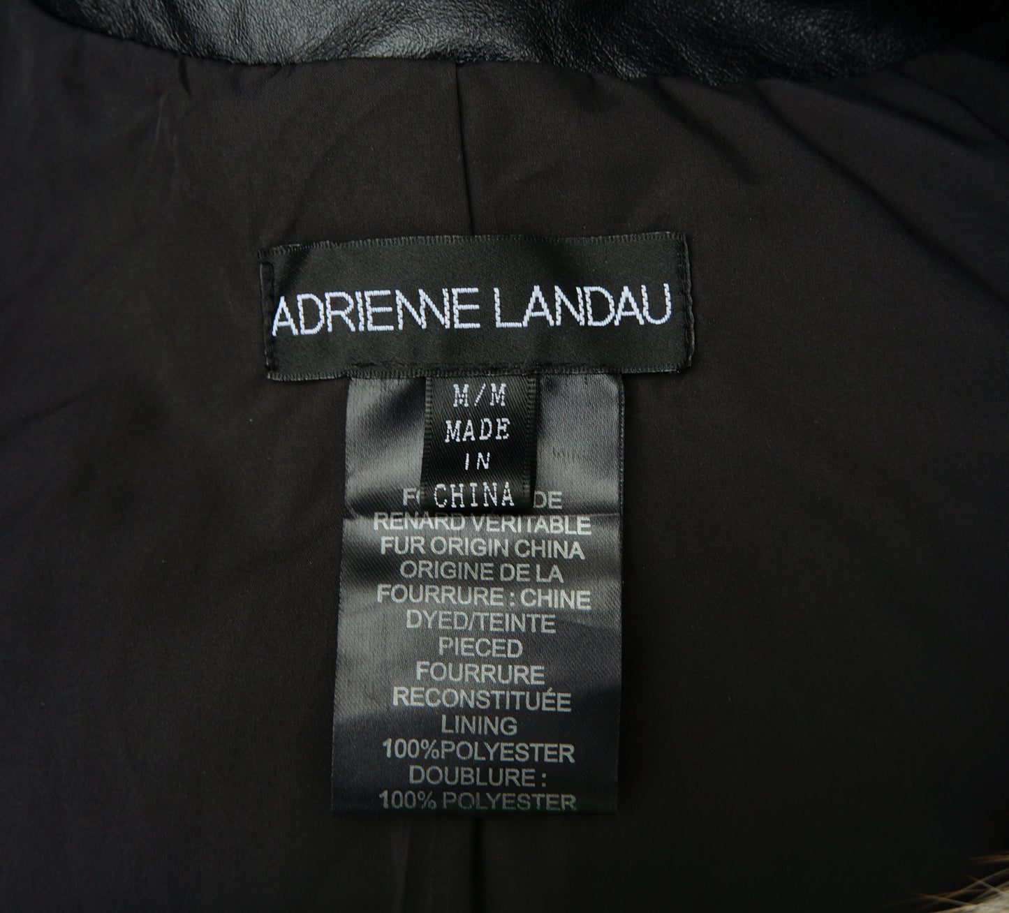 ADRIENNE LANDAU FUR CROPPED JACKET - leefluxury.com
