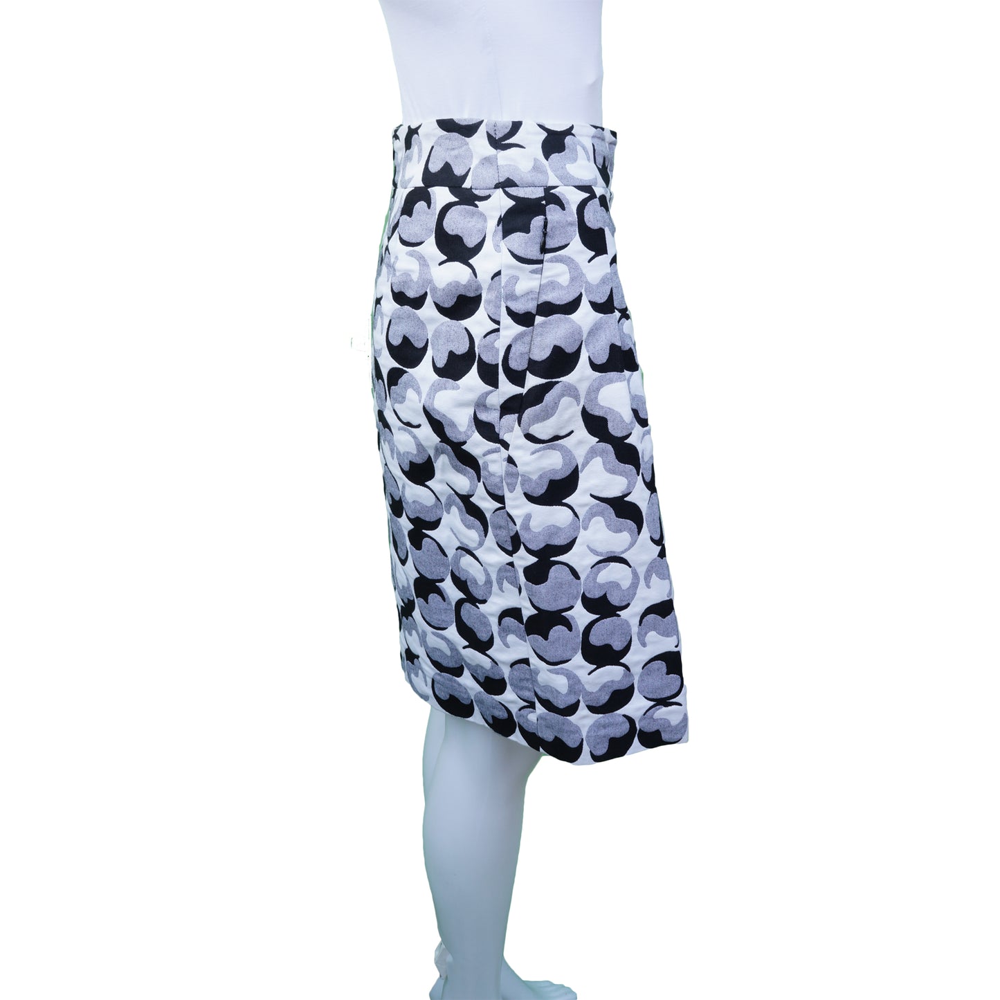 AKRIS PUNTO PLEATED PRINTED SKIRT - leefluxury.com