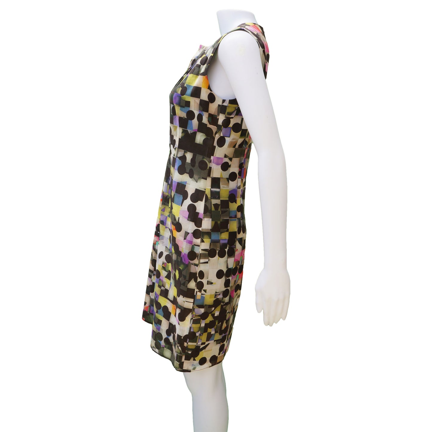 AKRIS PUNTO POLKA DOT SHEATH DRESS - leefluxury.com