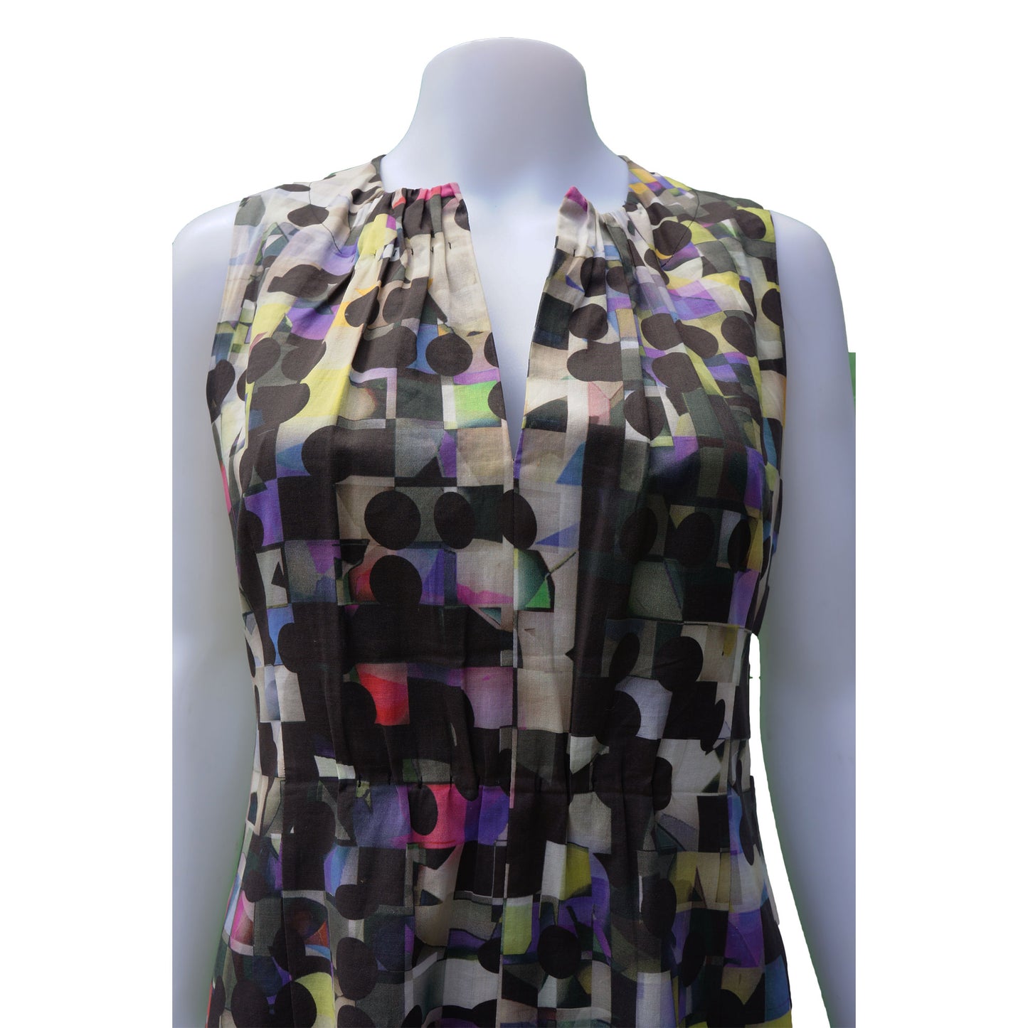 AKRIS PUNTO POLKA DOT SHEATH DRESS - leefluxury.com