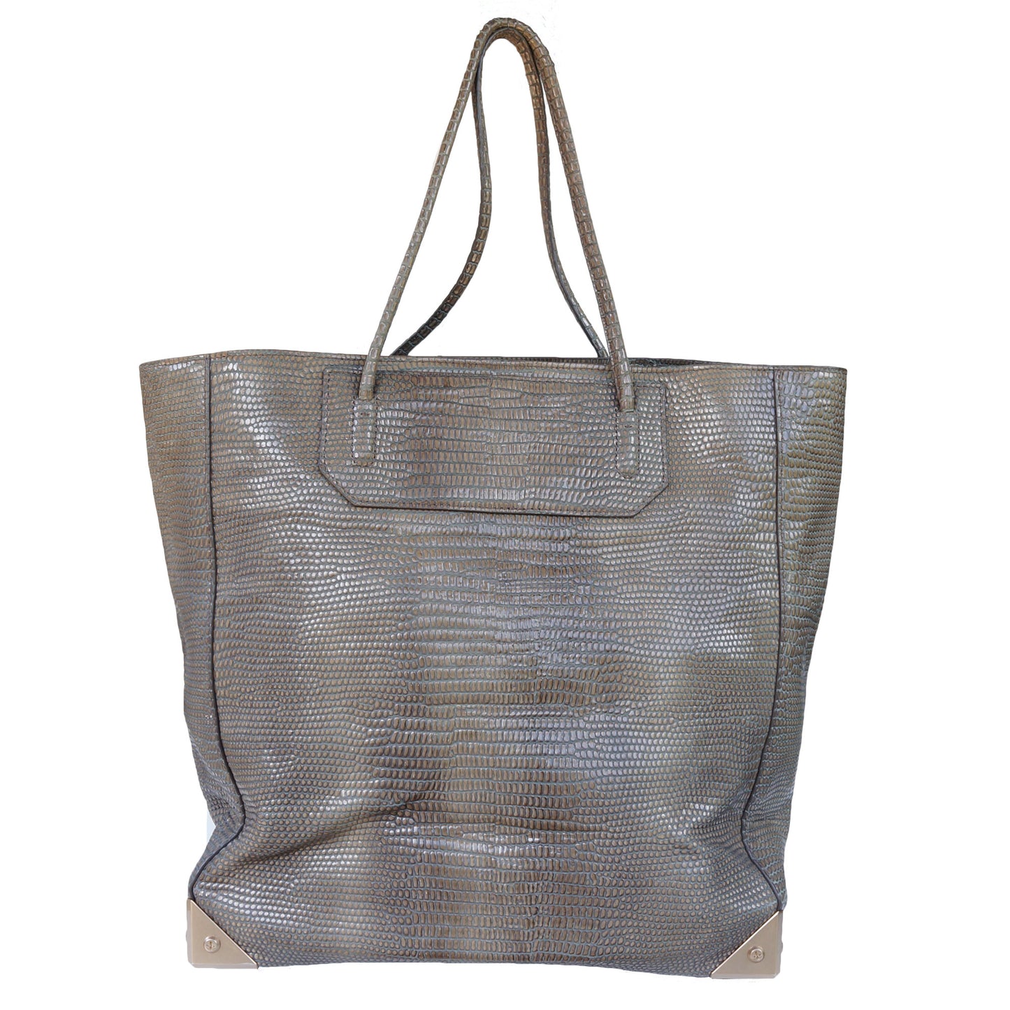 ALEXANDER WANG EMBOSSED PRISMA TOTE BAG - leefluxury.com