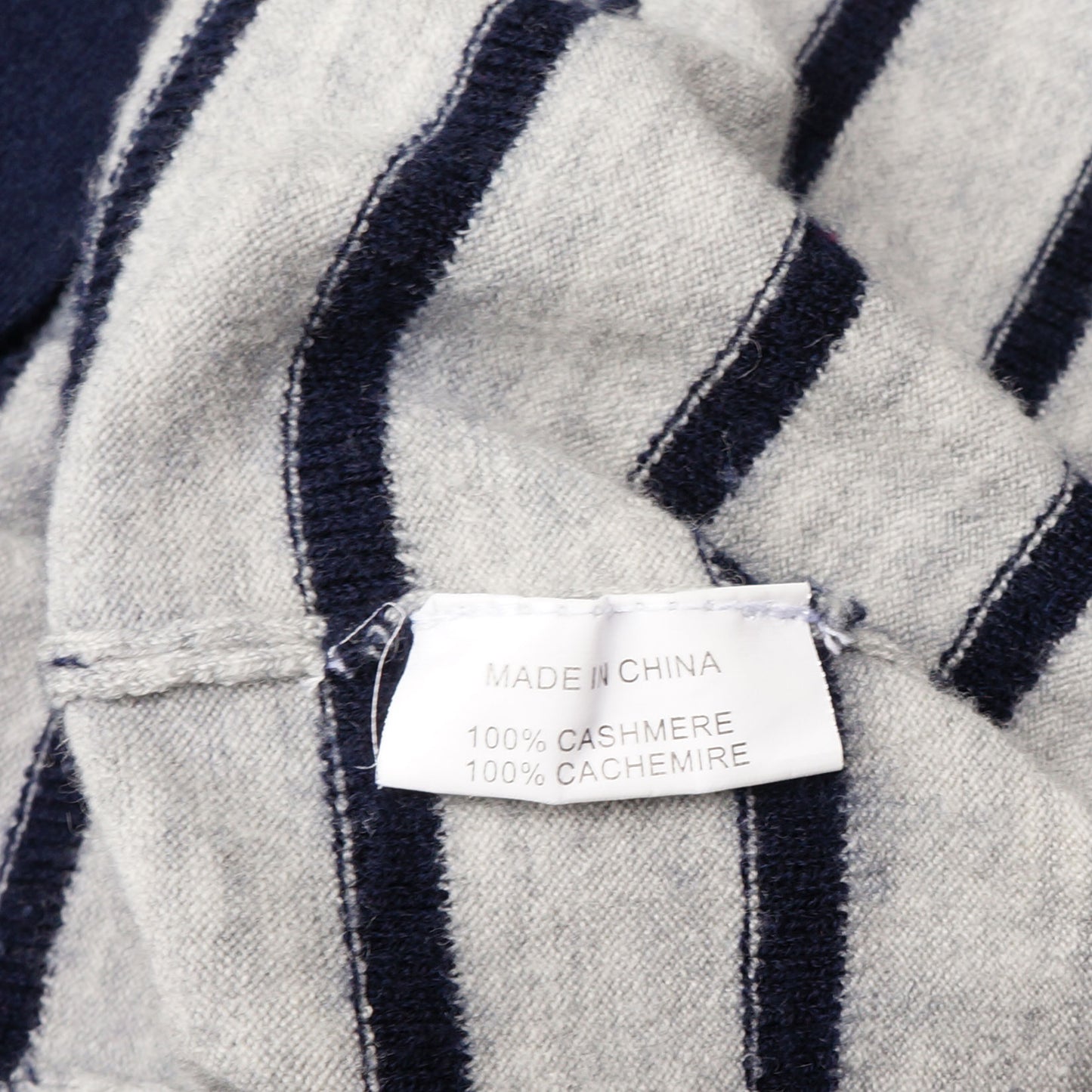 ALEXANDER WANG STRIPED CASHMERE LONG SLEEVE CARDIGAN - leefluxury.com