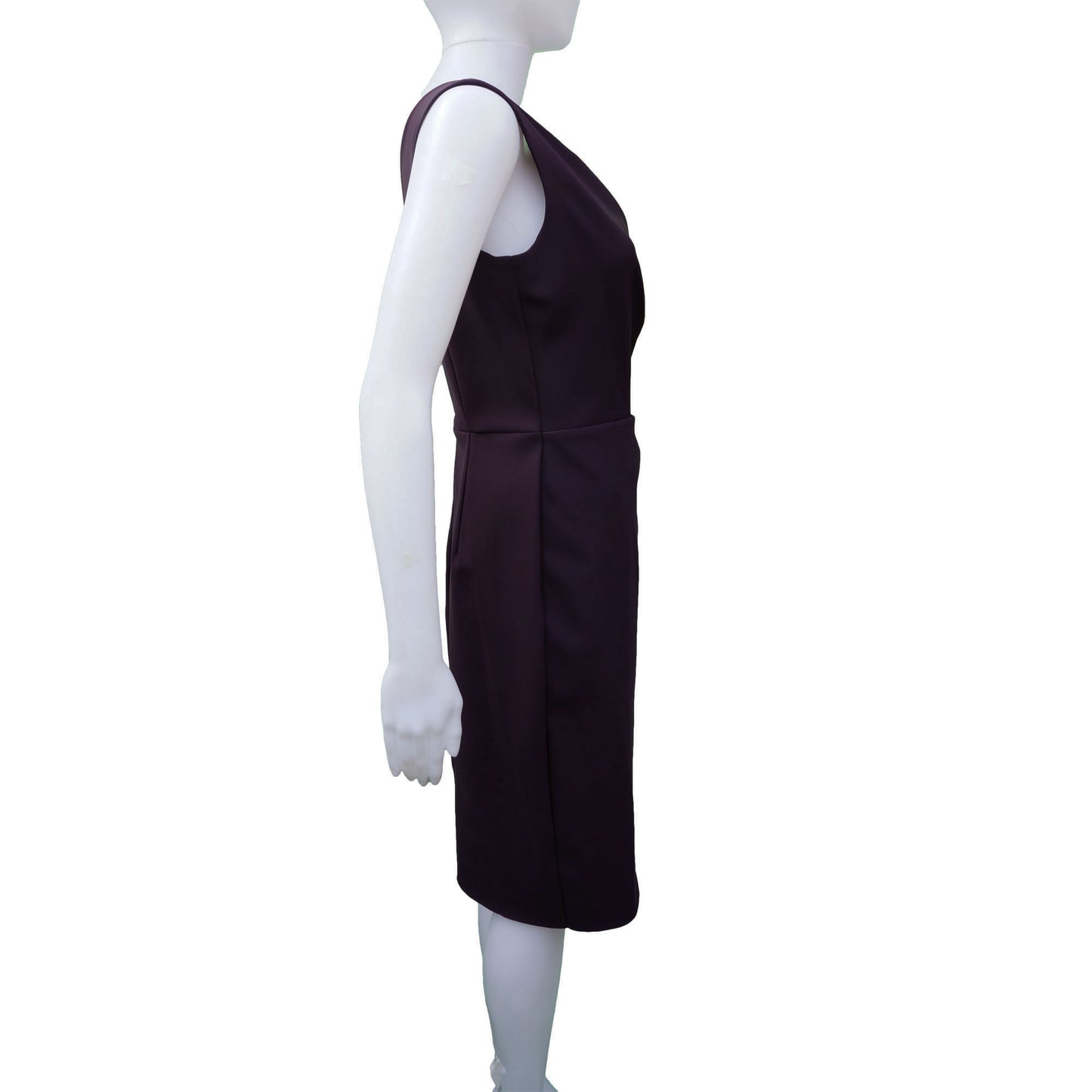 ALEXIS EVENING PLUM COCKTAIL DRESS - leefluxury.com