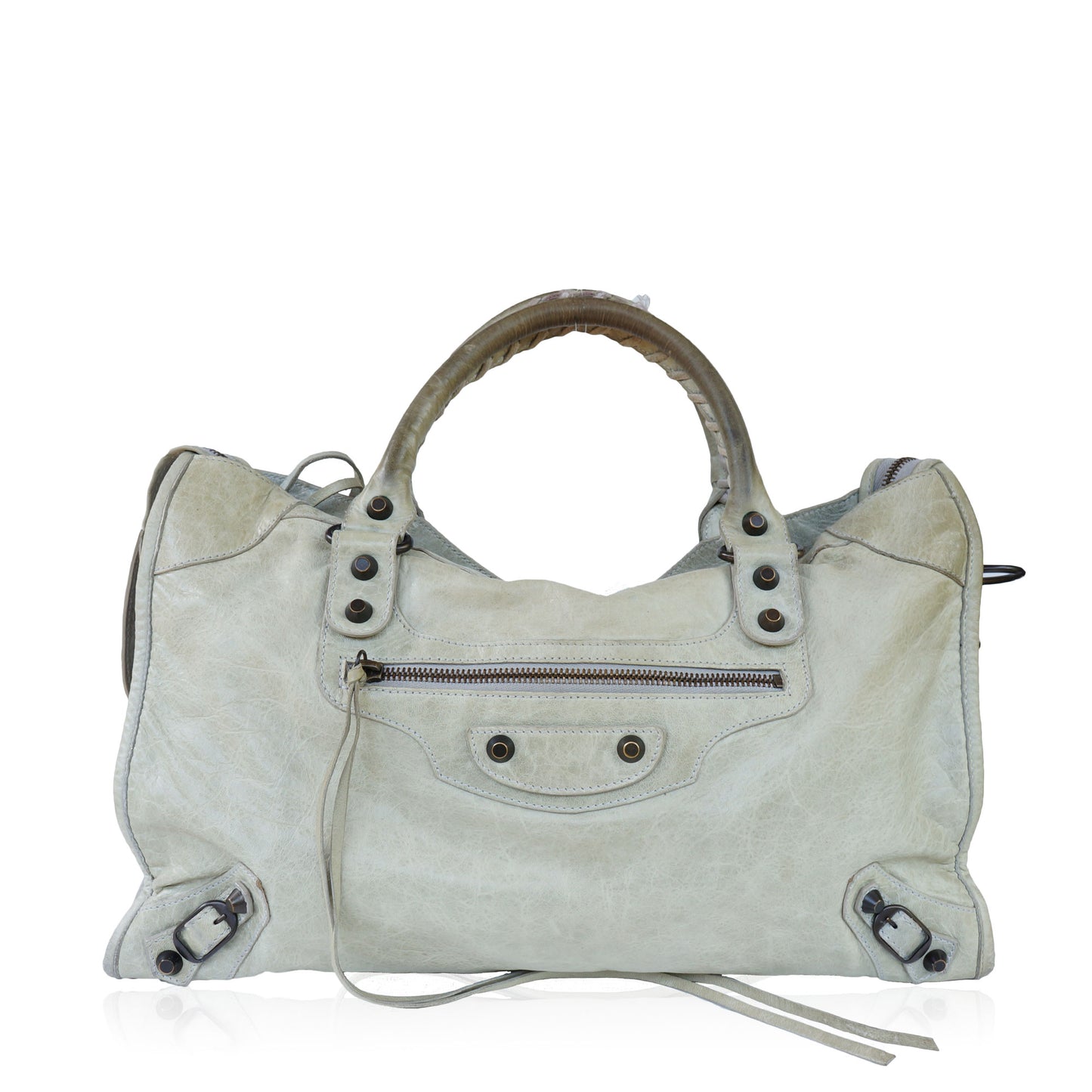 BALENCIAGA MOTOCROSS CLASSIC CITY BAG - leefluxury.com