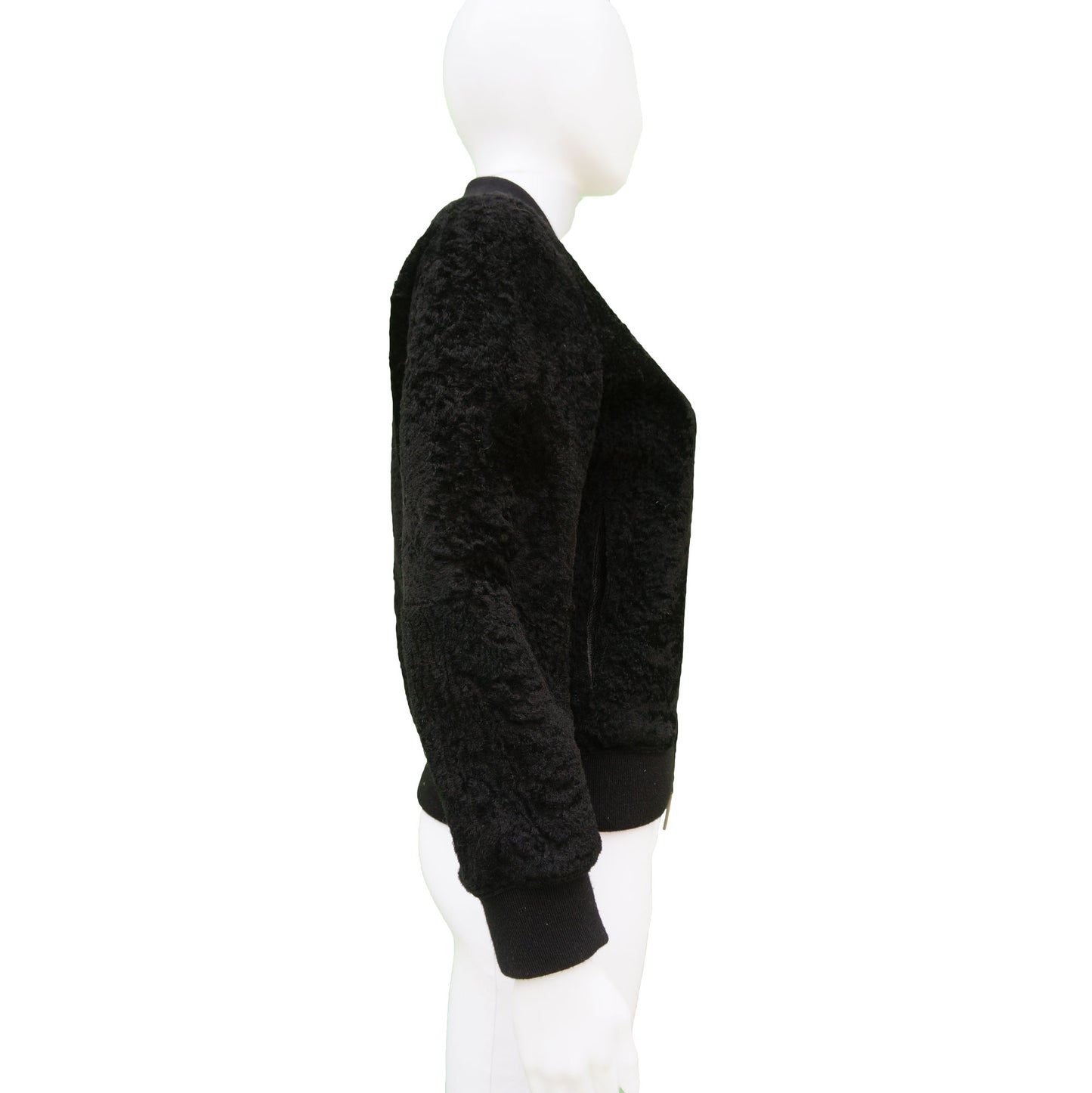 BEYMAN COLLECTION LEATHER SHEARLING SIYAH BOMBER JACKET - leefluxury.com