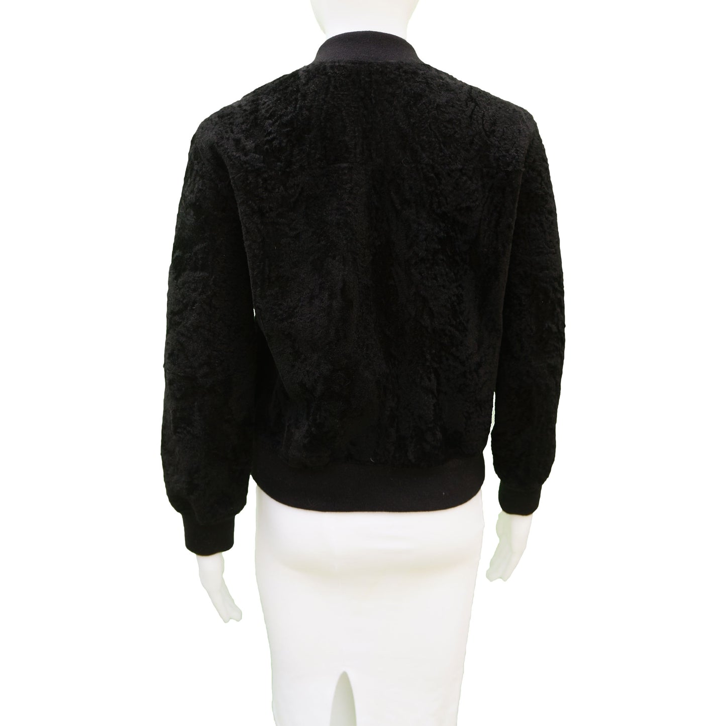 BEYMAN COLLECTION LEATHER SHEARLING SIYAH BOMBER JACKET - leefluxury.com