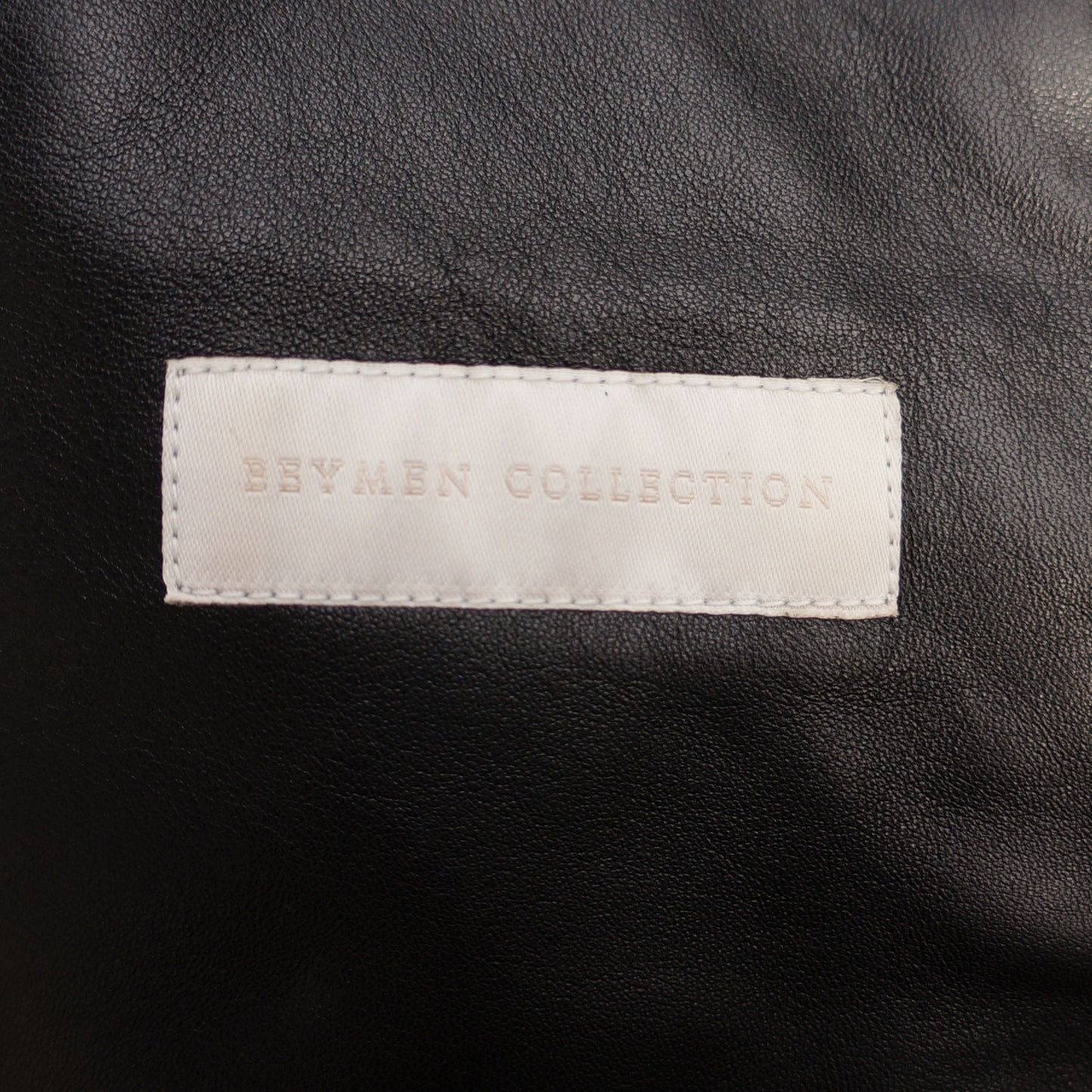 BEYMAN COLLECTION LEATHER SHEARLING SIYAH BOMBER JACKET - leefluxury.com