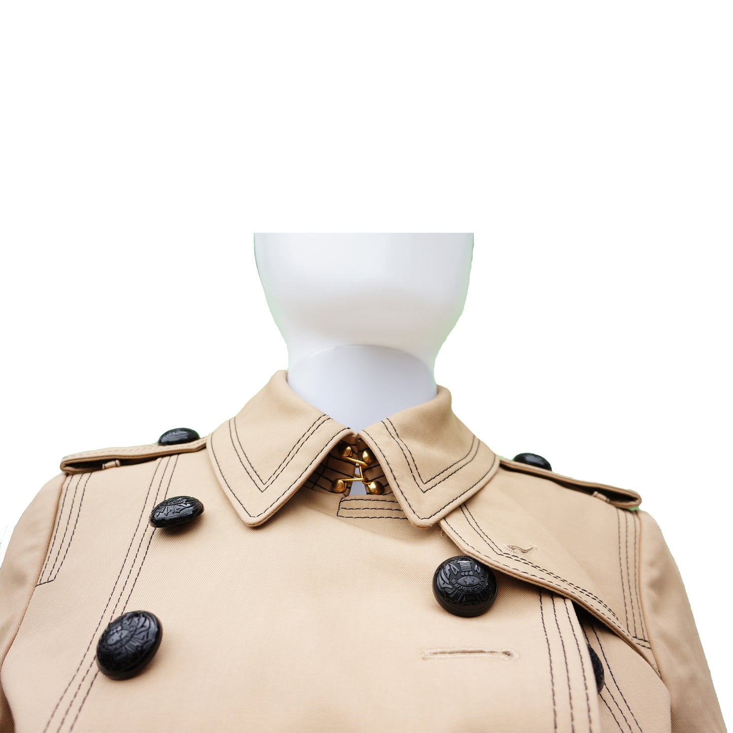 BURBERRY TRENCH LONG BELTED COAT NEW WITH TAGS - leefluxury.com