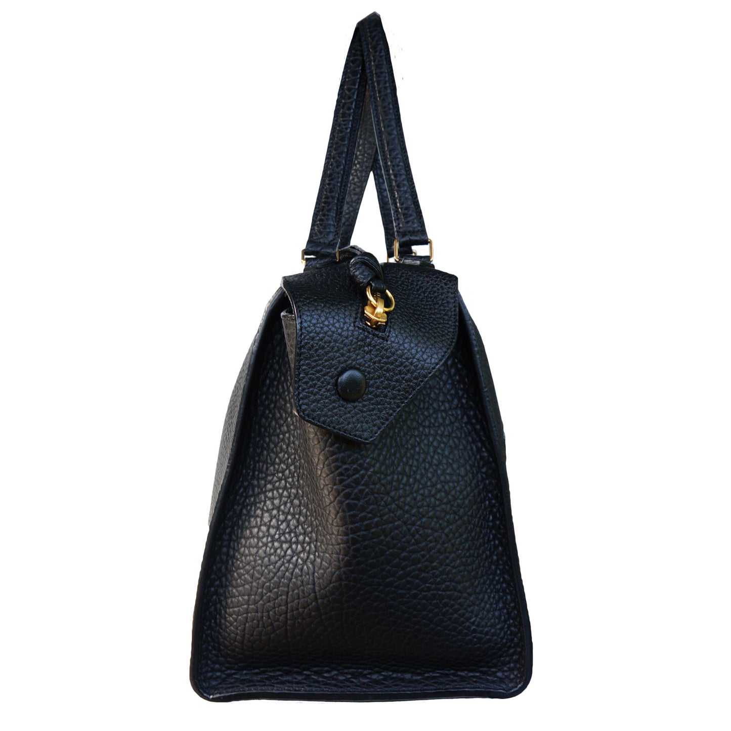 CELINE BULLHIDE LEATHER SMALL RING BAG - leefluxury.com