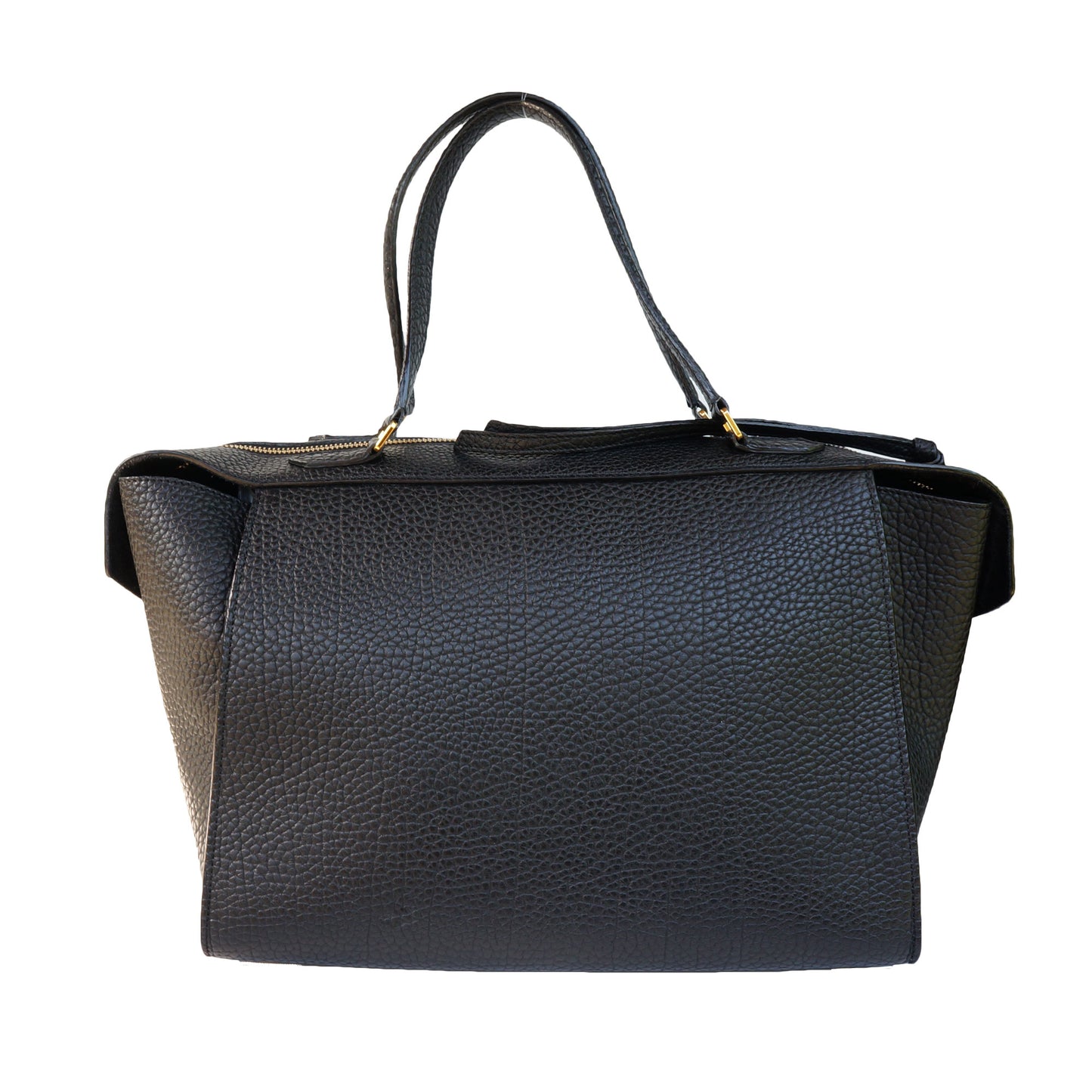 CELINE BULLHIDE LEATHER SMALL RING BAG - leefluxury.com