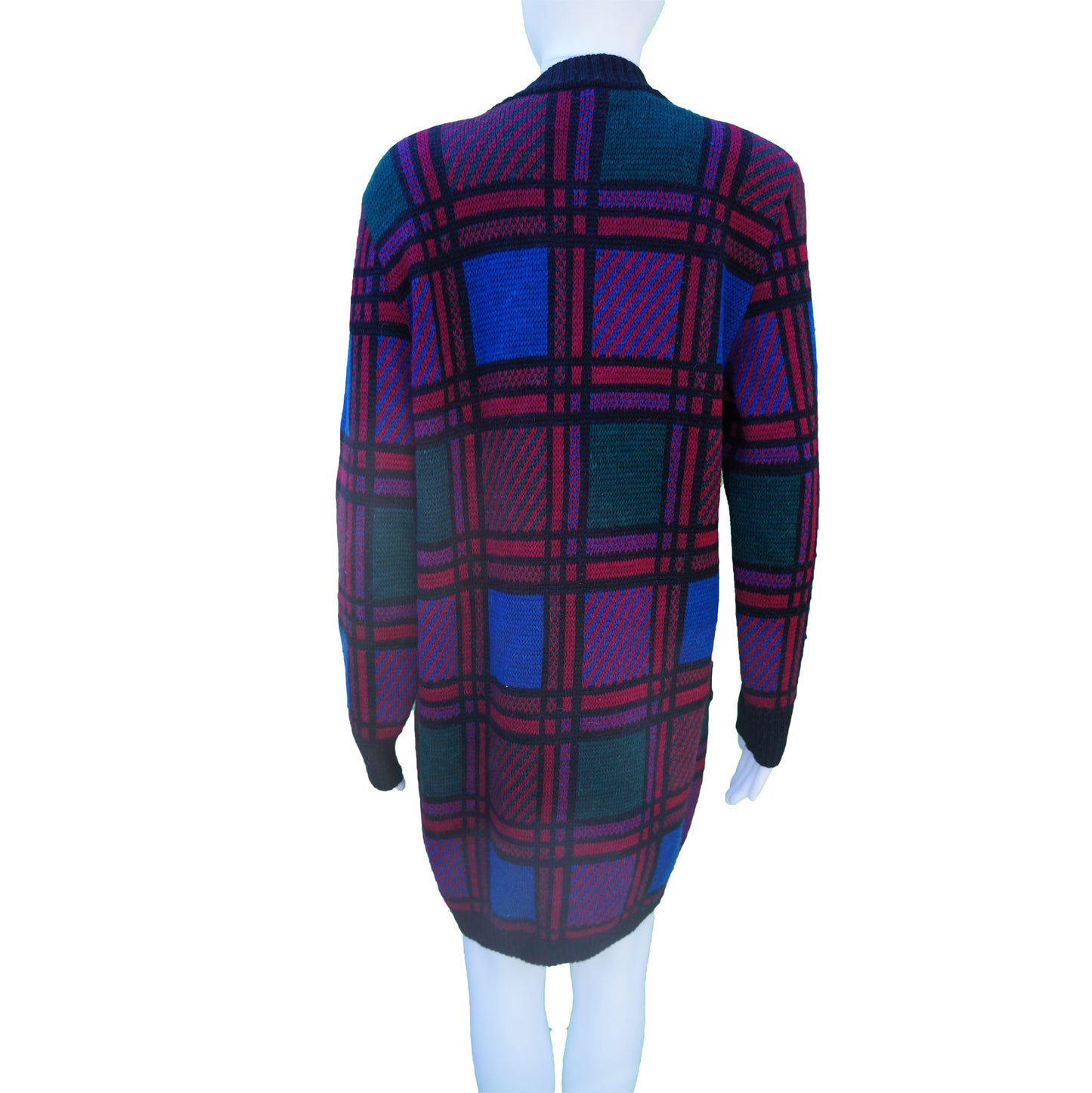 CÉLINE LONG KNIT SWEATER VINTAGE JACKET COAT - leefluxury.com