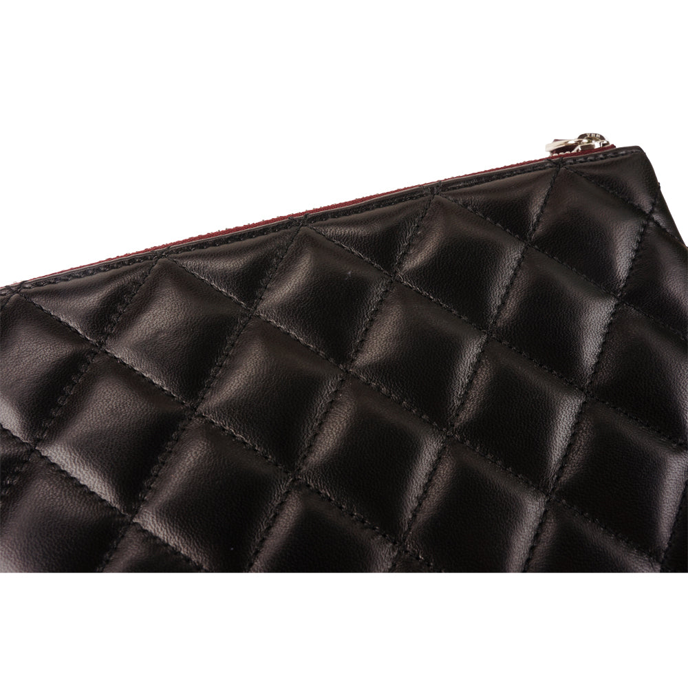 Chanel Medium Quilted O-Case Portfolio By Karl Lagerfeld