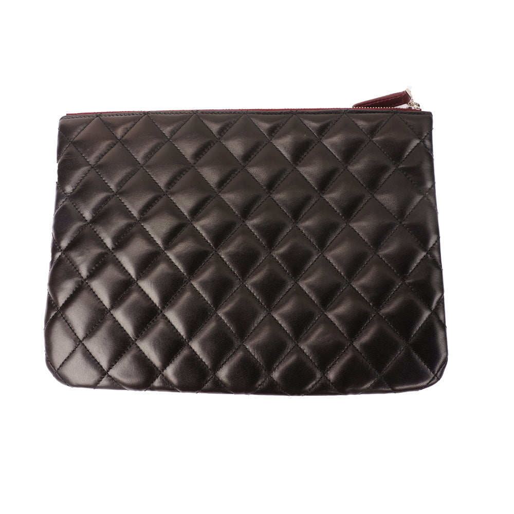 Chanel Medium Quilted O-Case Portfolio By Karl Lagerfeld