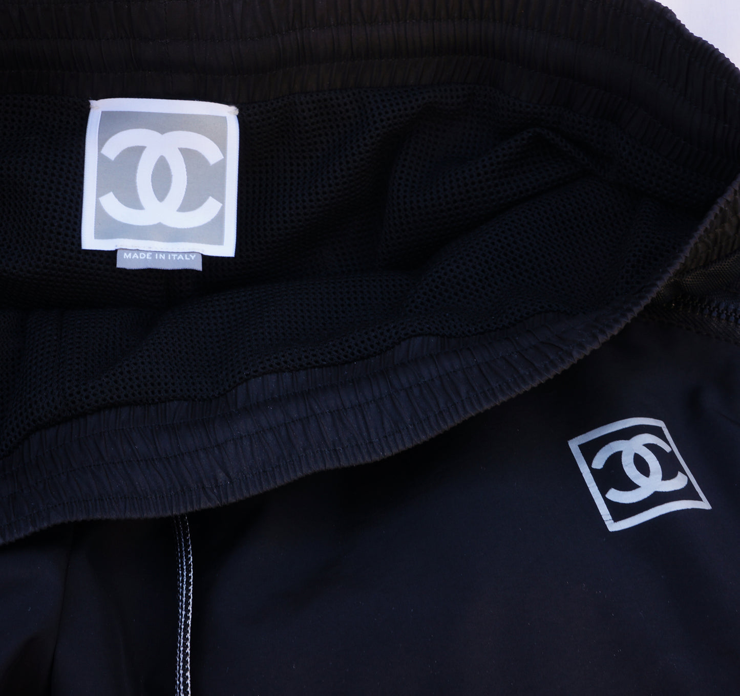 CHANEL SPORT MID-RISE TRACK PANTS - leefluxury.com