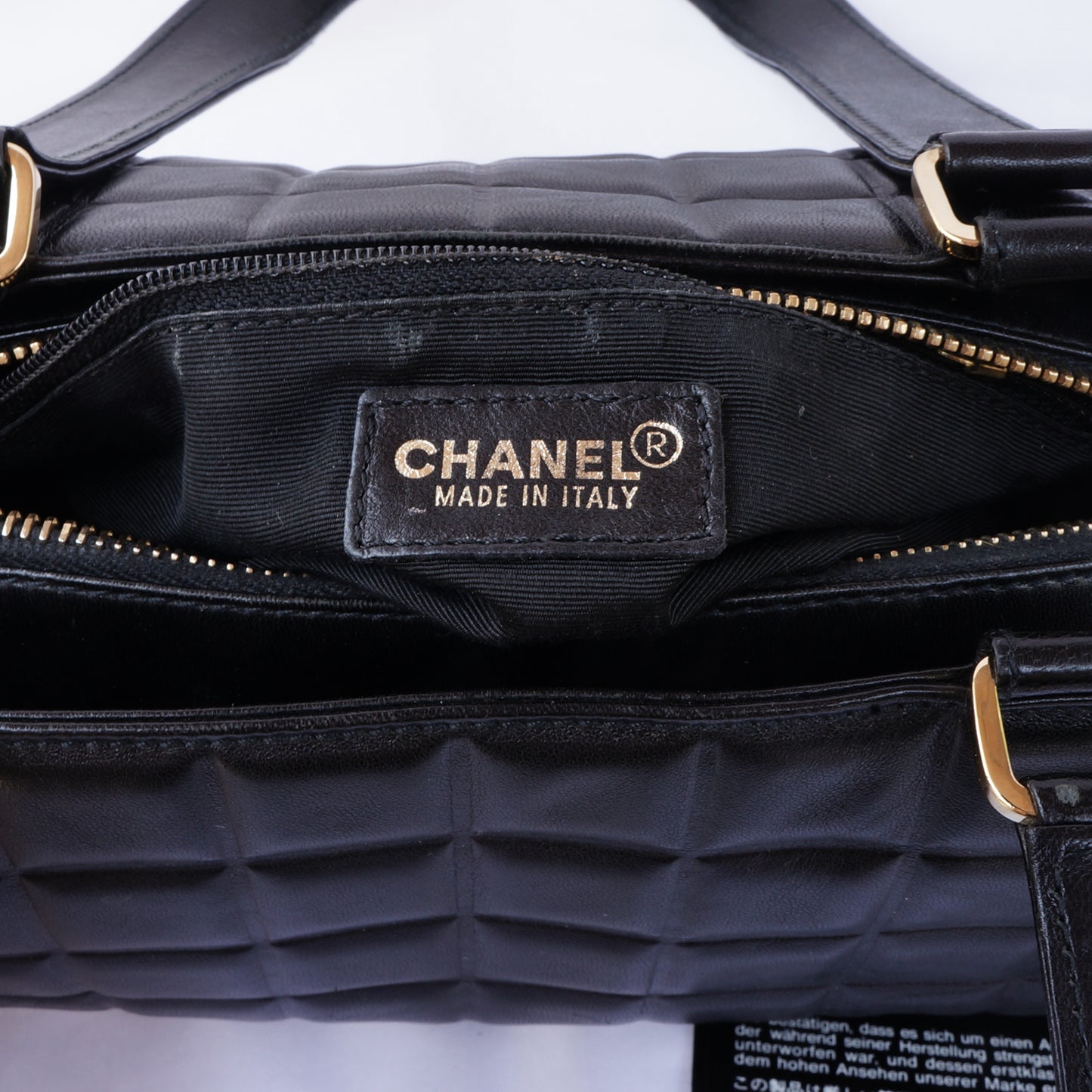 CHANEL QUILTED LEATHER BARREL BAG - leefluxury.com
