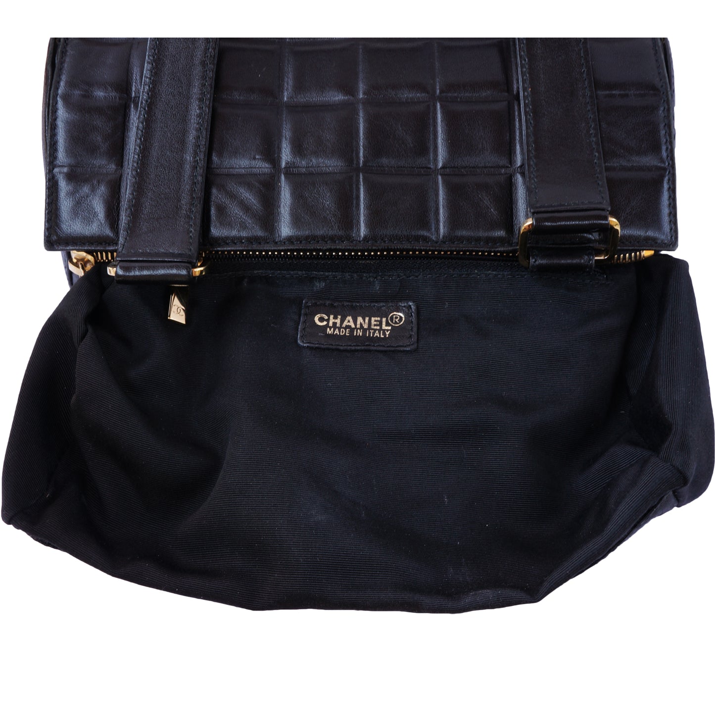 CHANEL QUILTED LEATHER BARREL BAG - leefluxury.com
