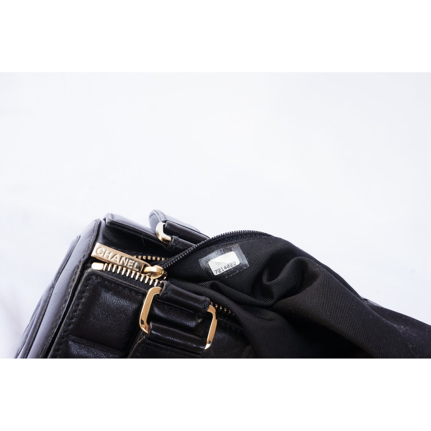 CHANEL QUILTED LEATHER BARREL BAG - leefluxury.com