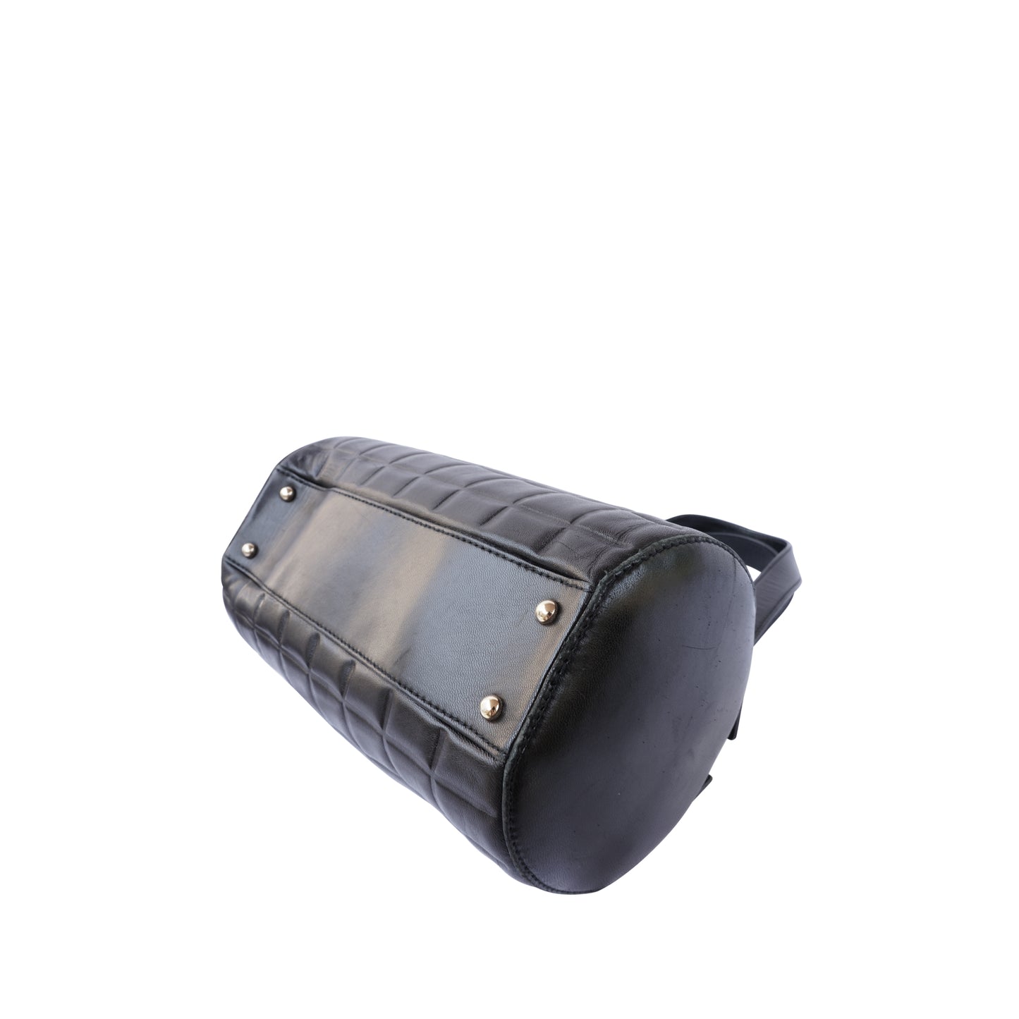 CHANEL QUILTED LEATHER BARREL BAG - leefluxury.com
