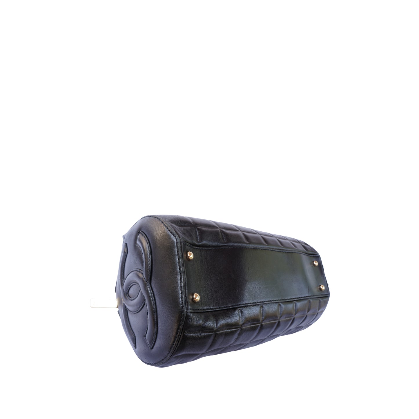 CHANEL QUILTED LEATHER BARREL BAG - leefluxury.com