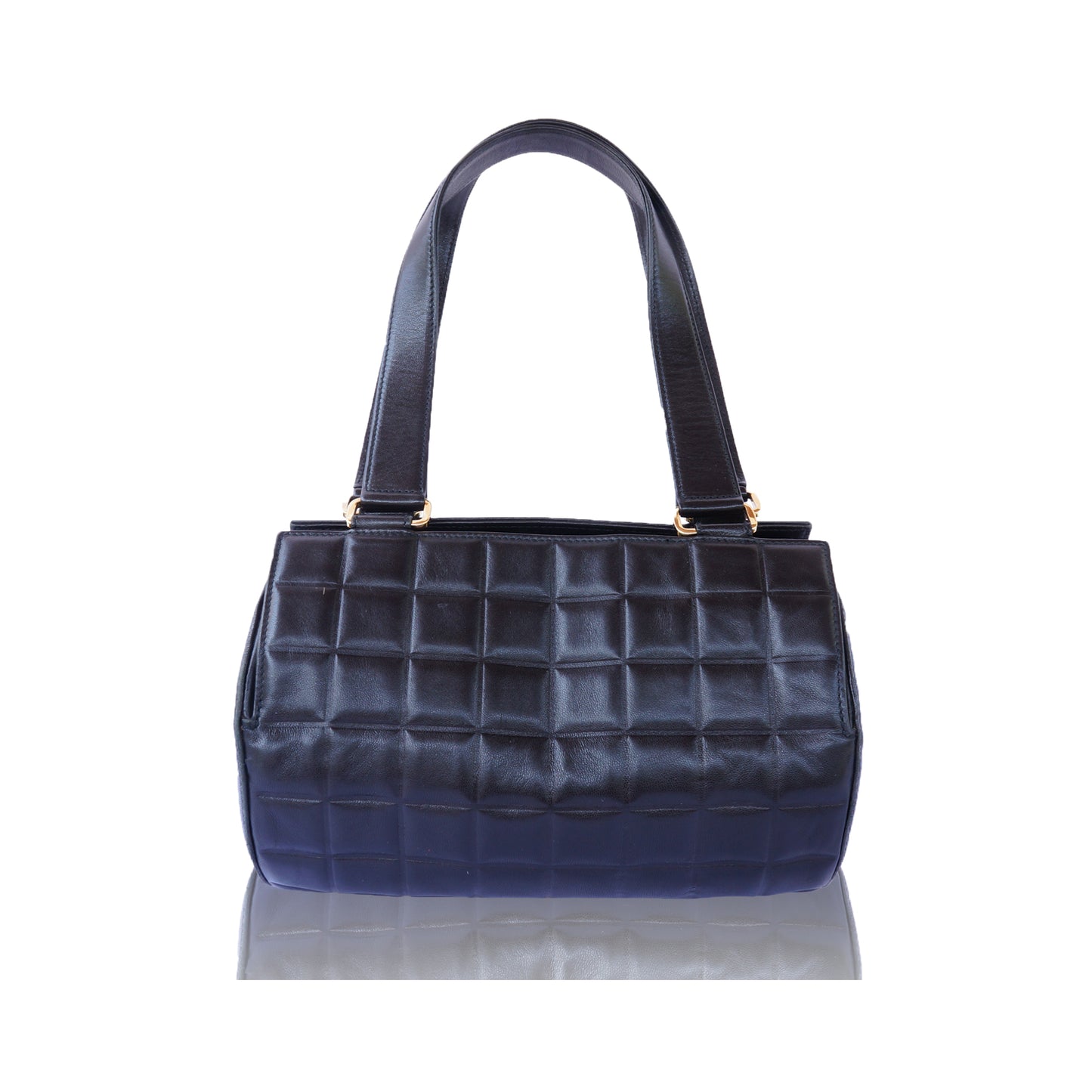 CHANEL QUILTED LEATHER BARREL BAG - leefluxury.com